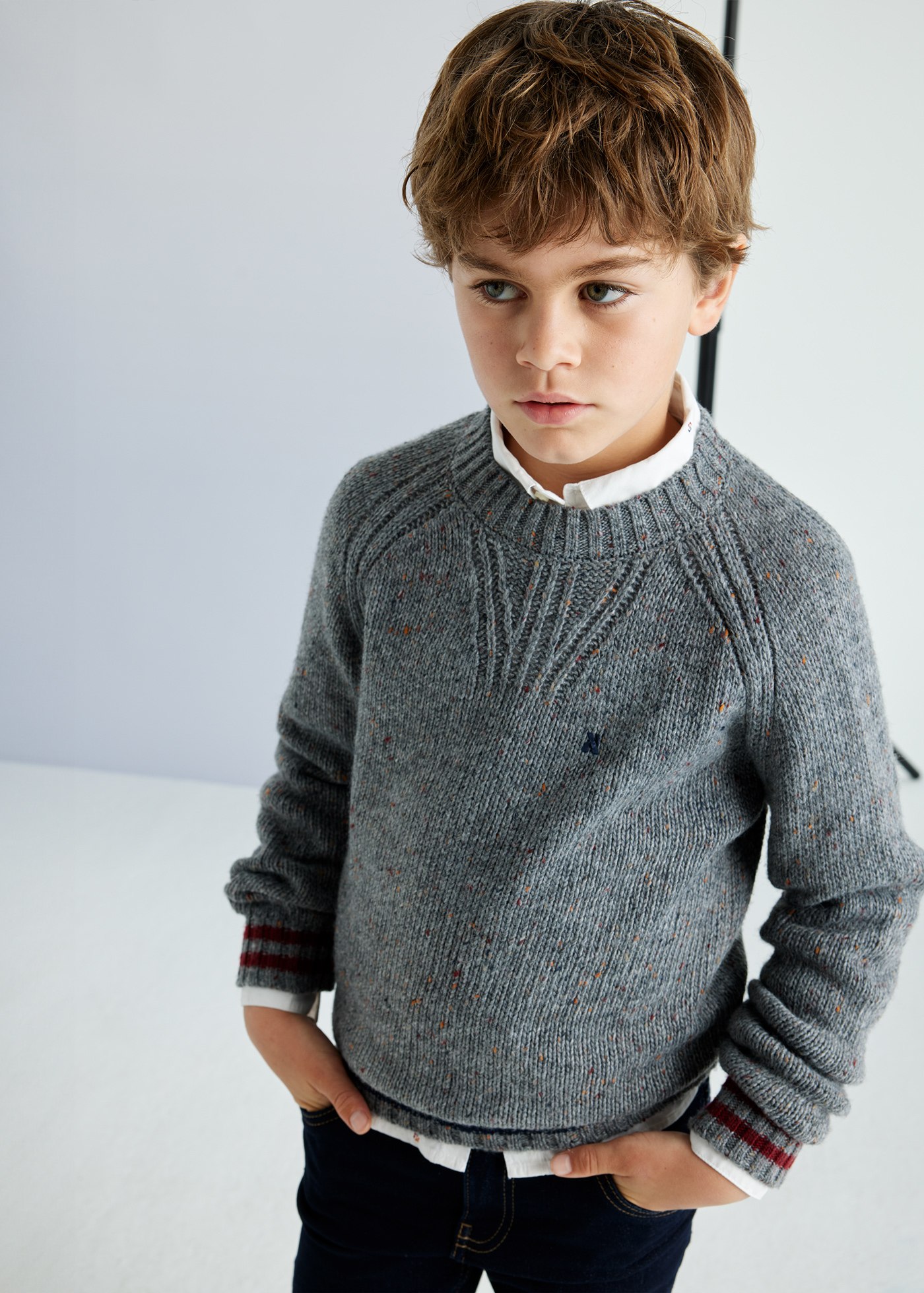 Boy Heather Sweater