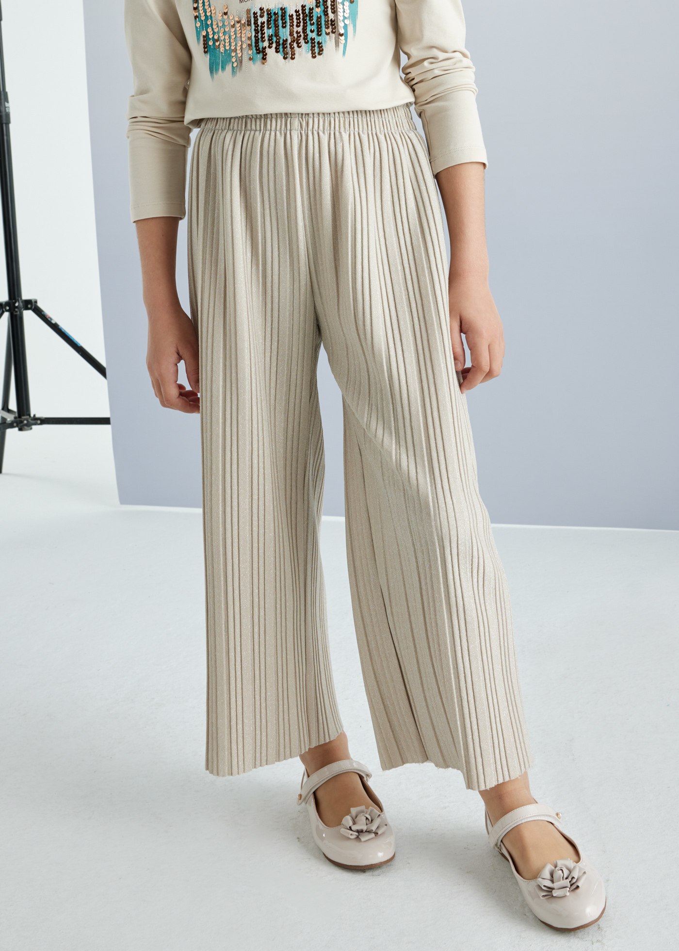 Girl Pleated Pants