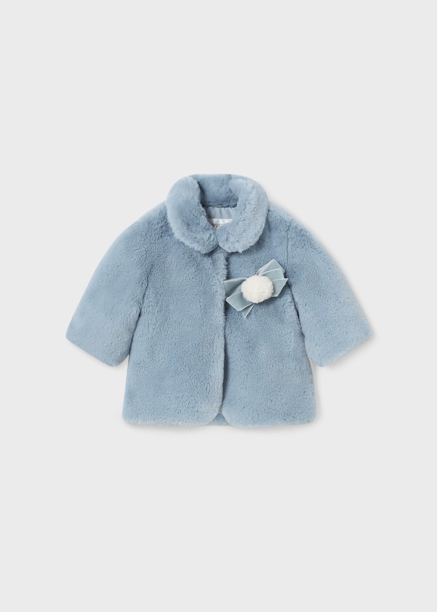 Newborn Girl Fur Coat