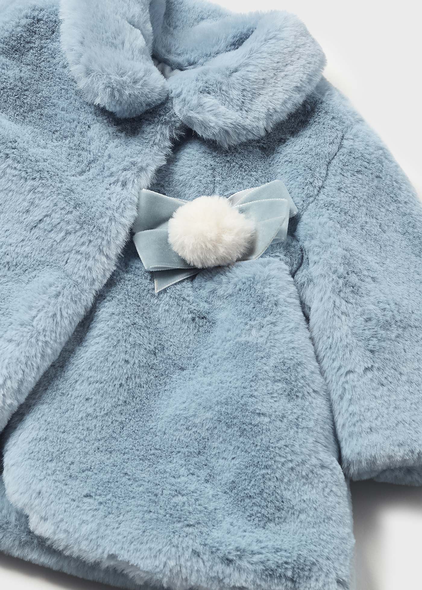 Newborn Girl Fur Coat