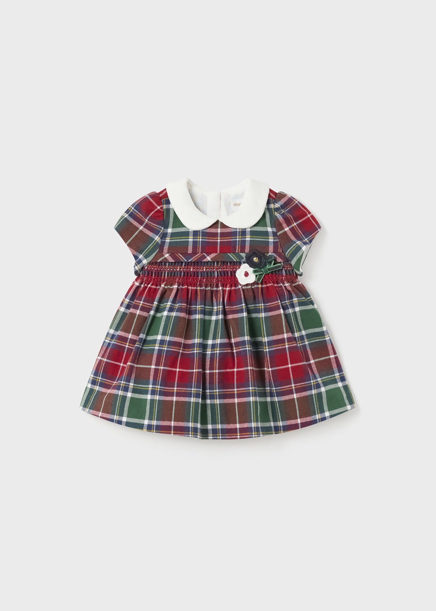 Newborn Girl Tartan Dress