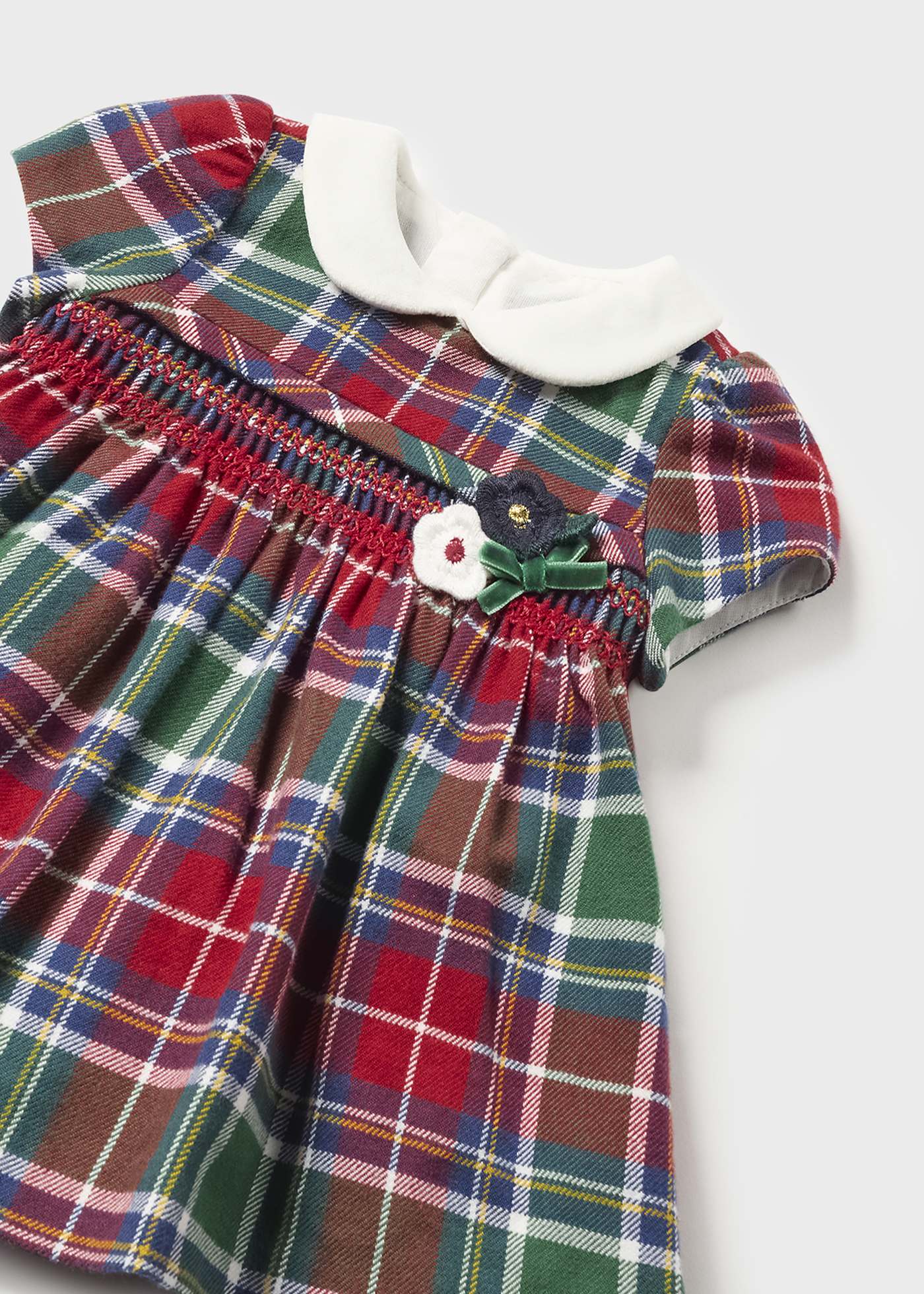 Newborn Girl Tartan Dress