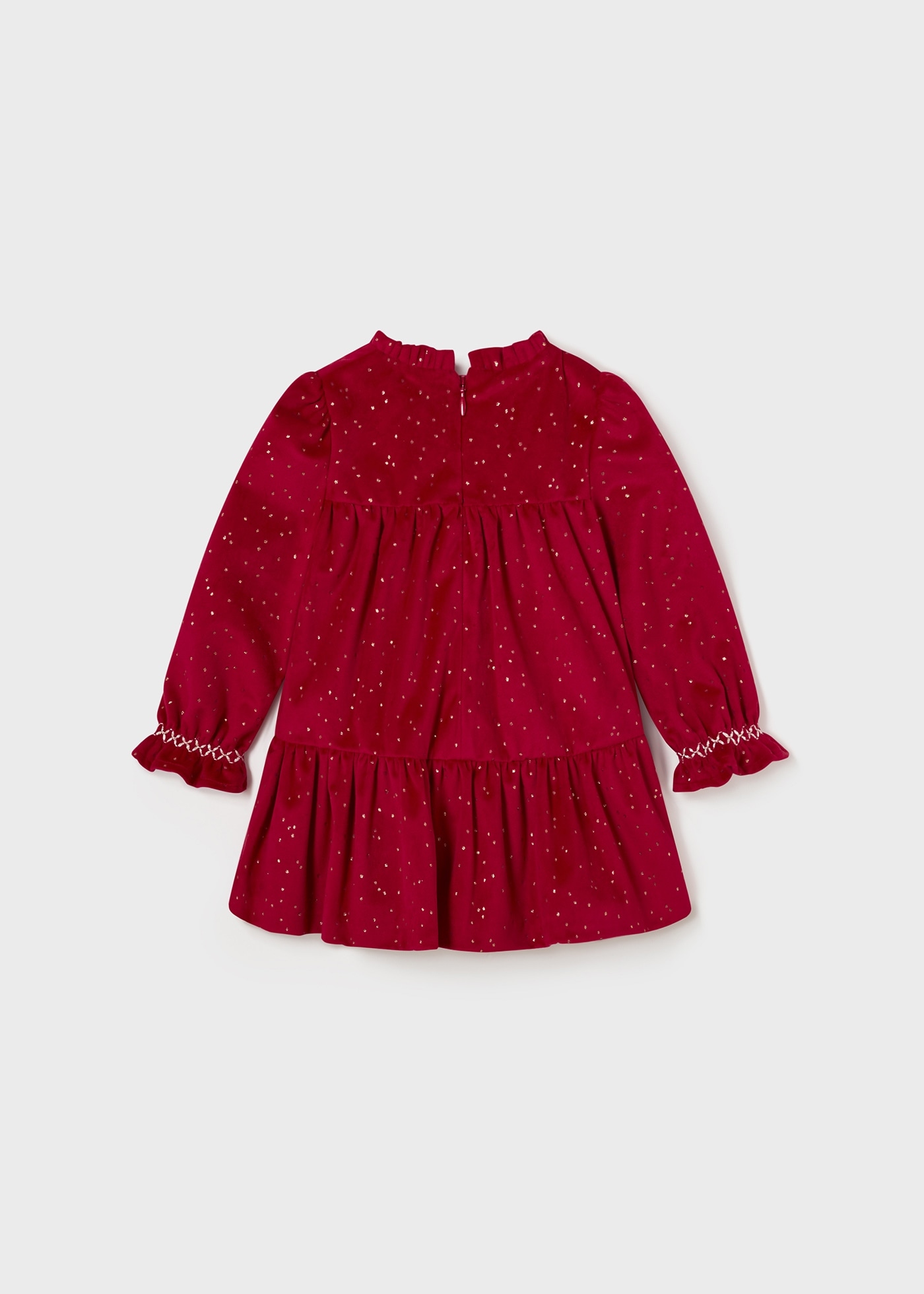 Robe en velours à paillettes bébé