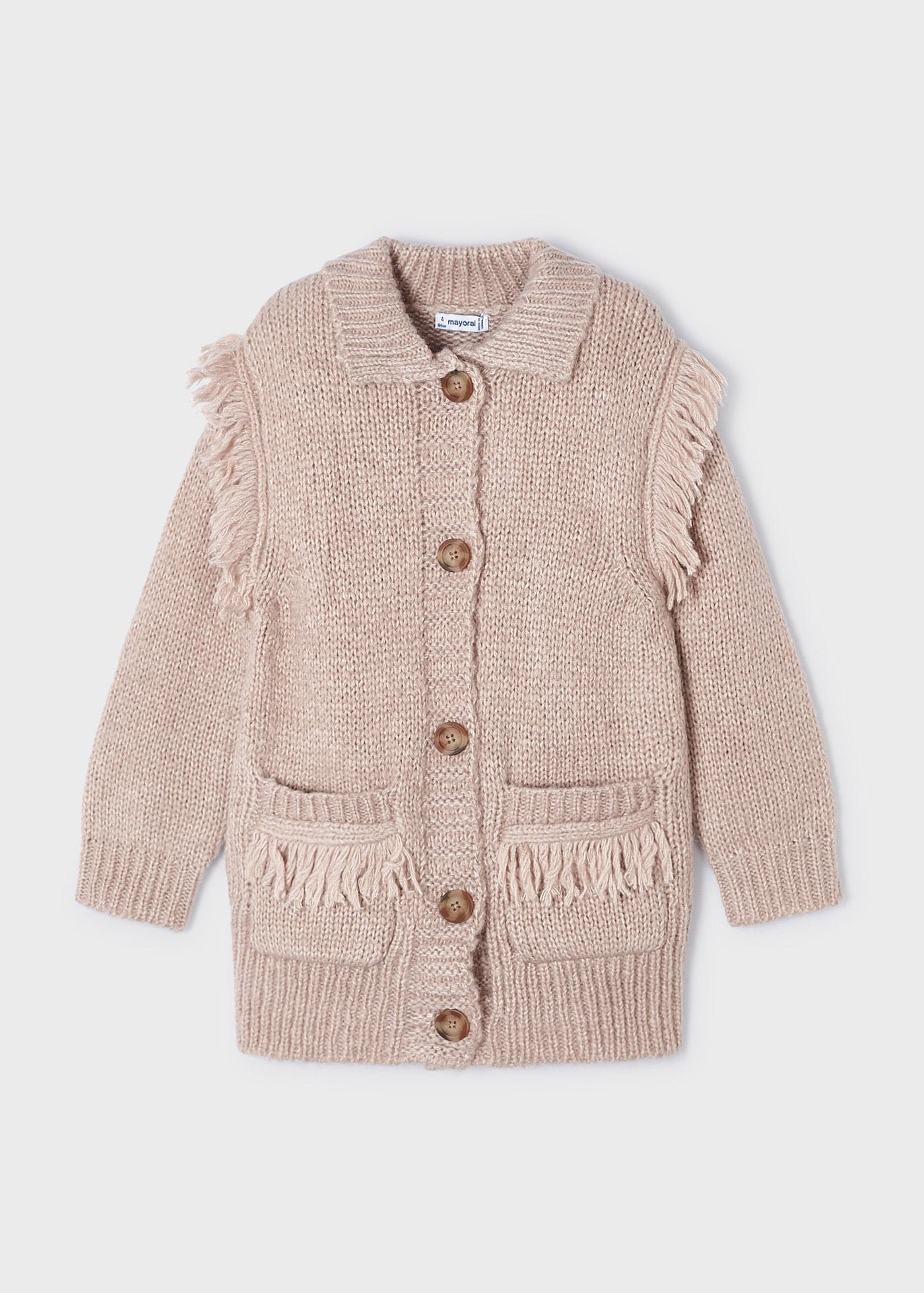 Cardigan frange bambina