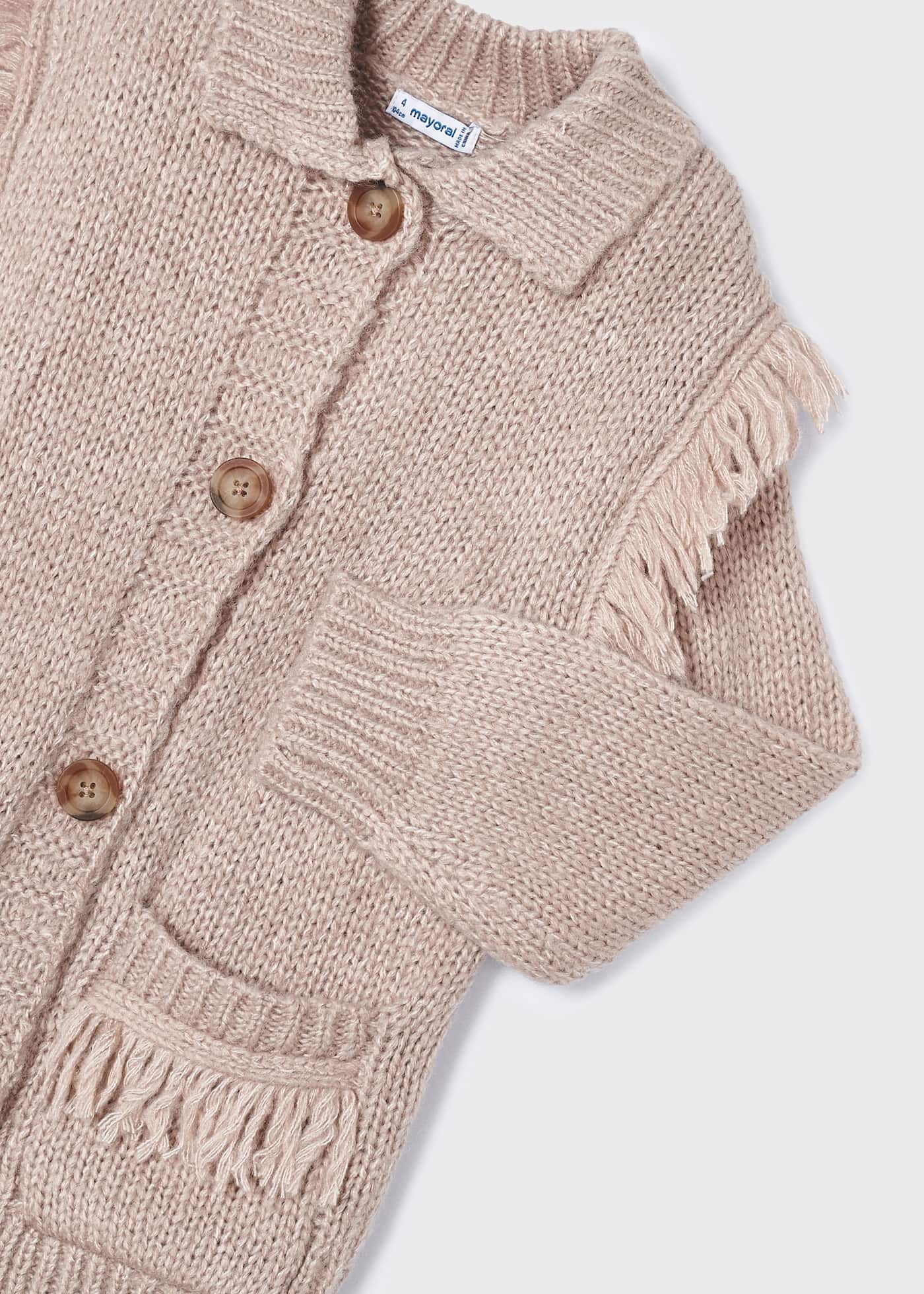 Cardigan frange bambina