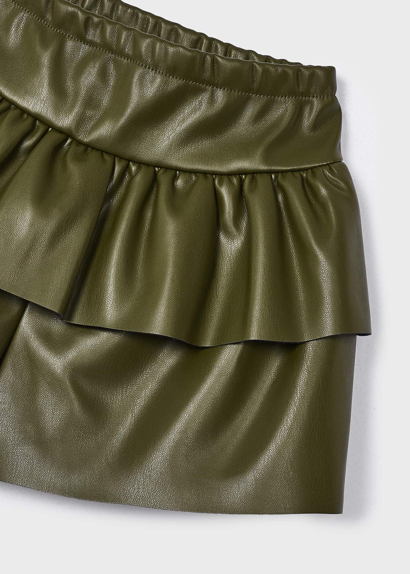 Girl Faux Leather Skirt