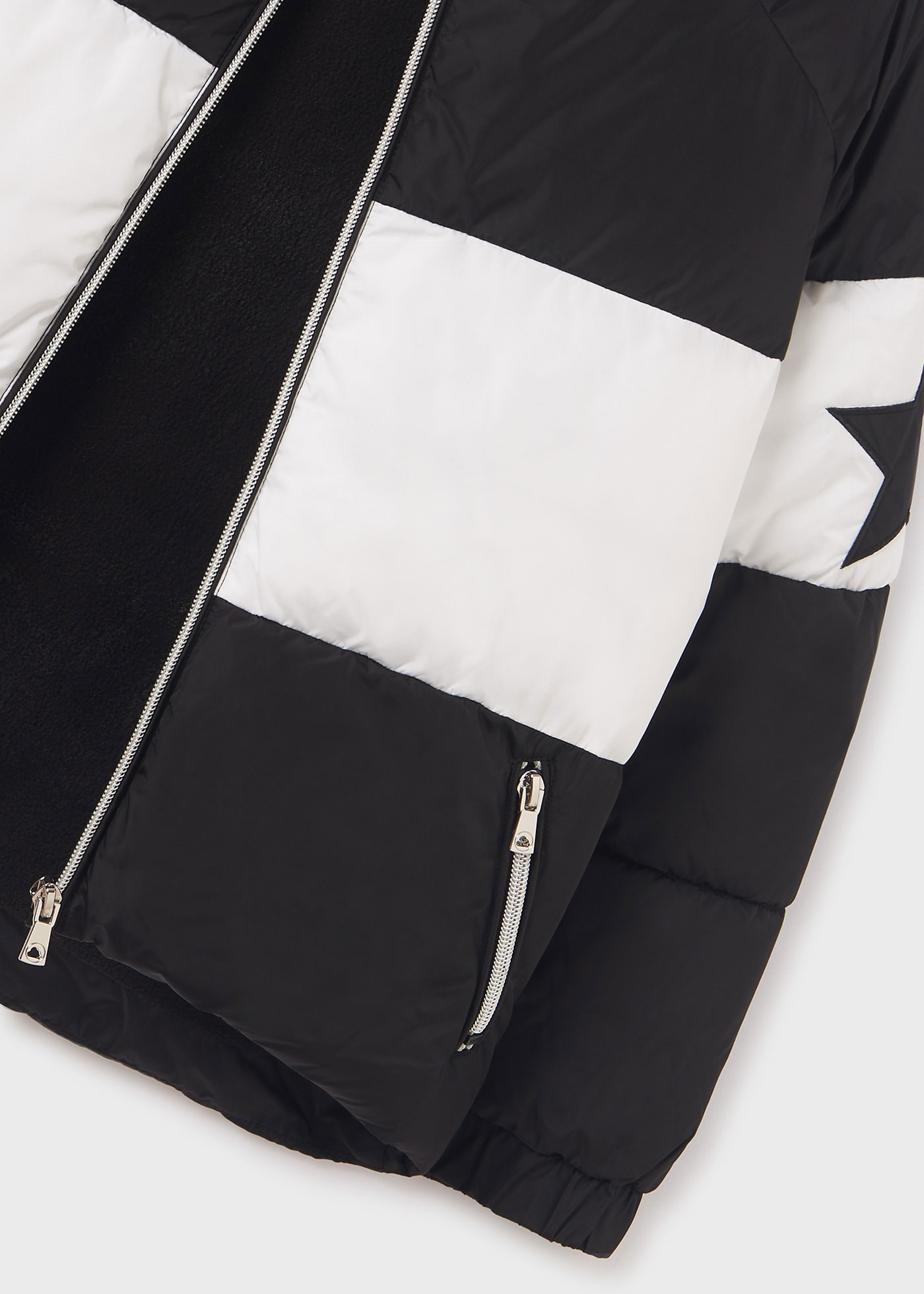 Veste bicolore fille