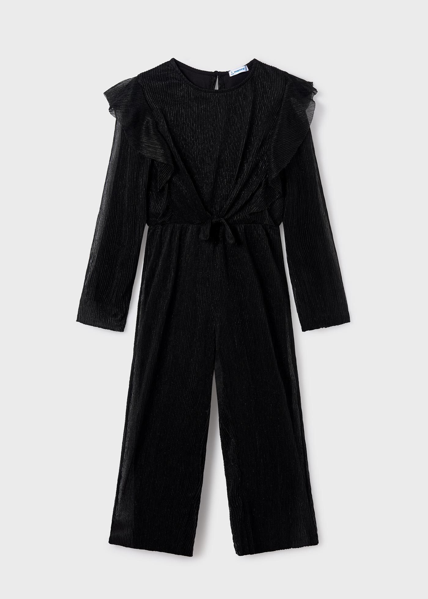 Girl Pleated Tulle Jumpsuit