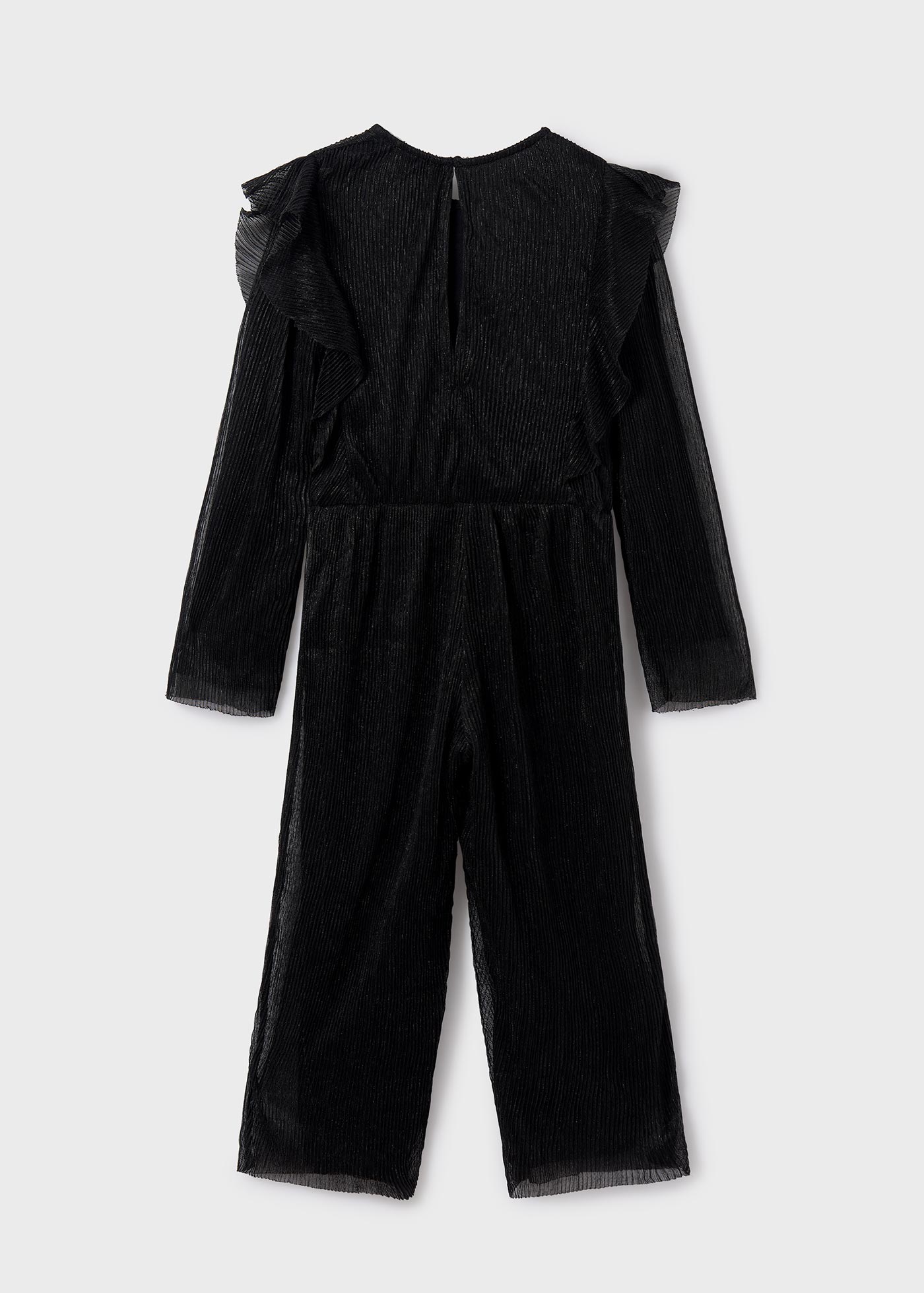 Girl Pleated Tulle Jumpsuit