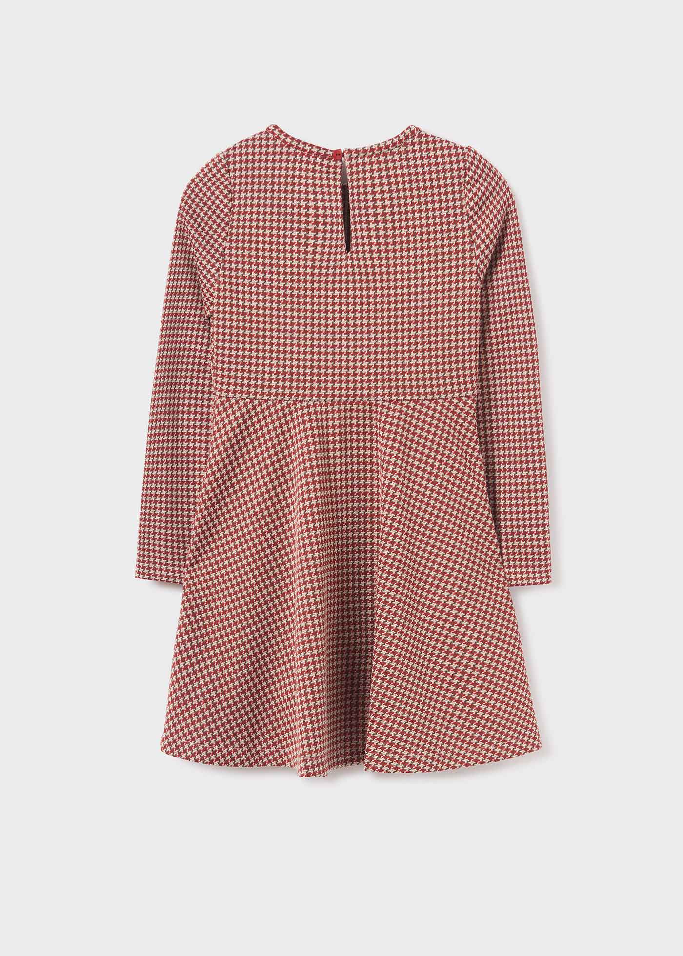 Vestito dettaglio incrocio ragazza