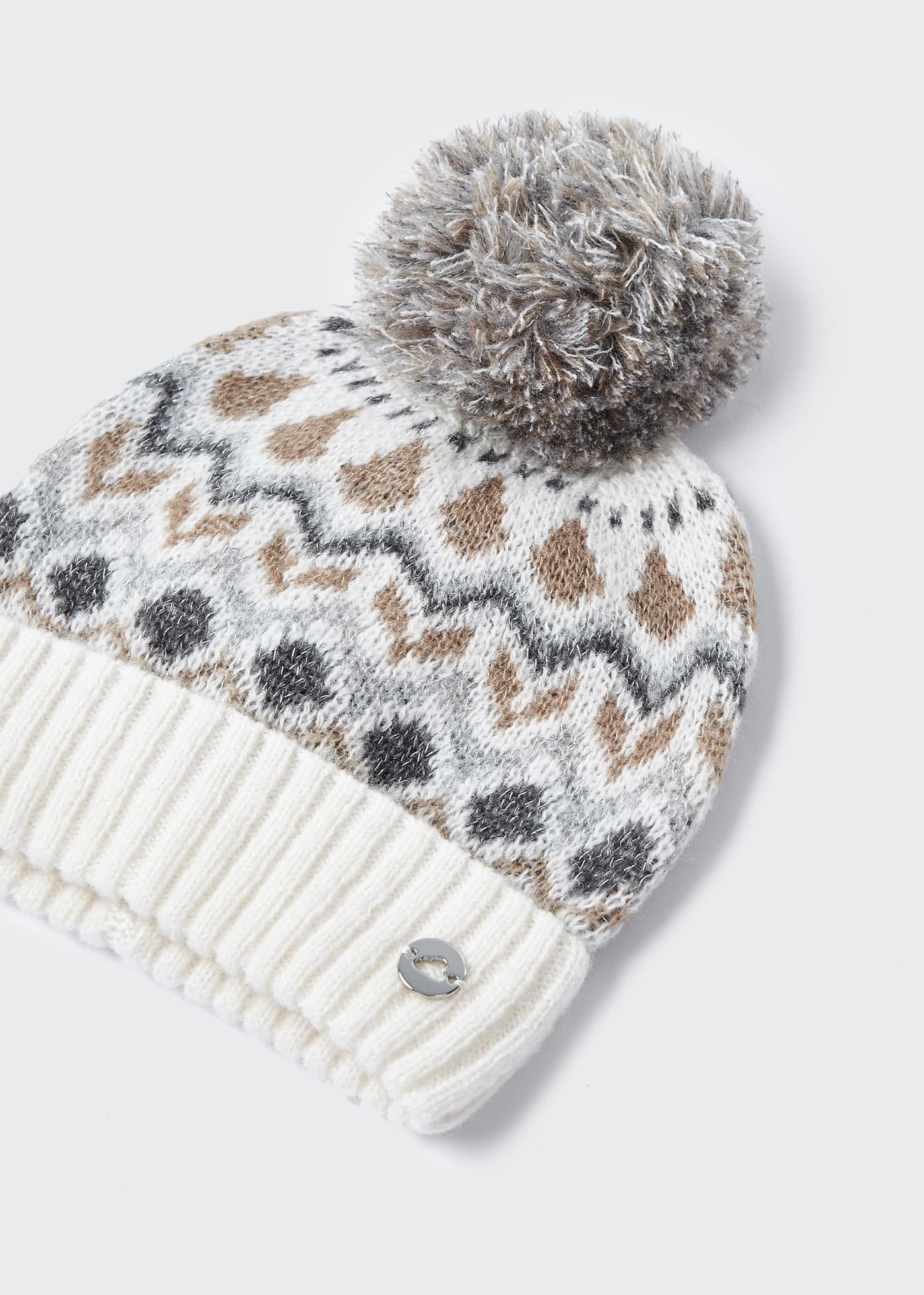 Set cappello e sciarpa leopardo bambina