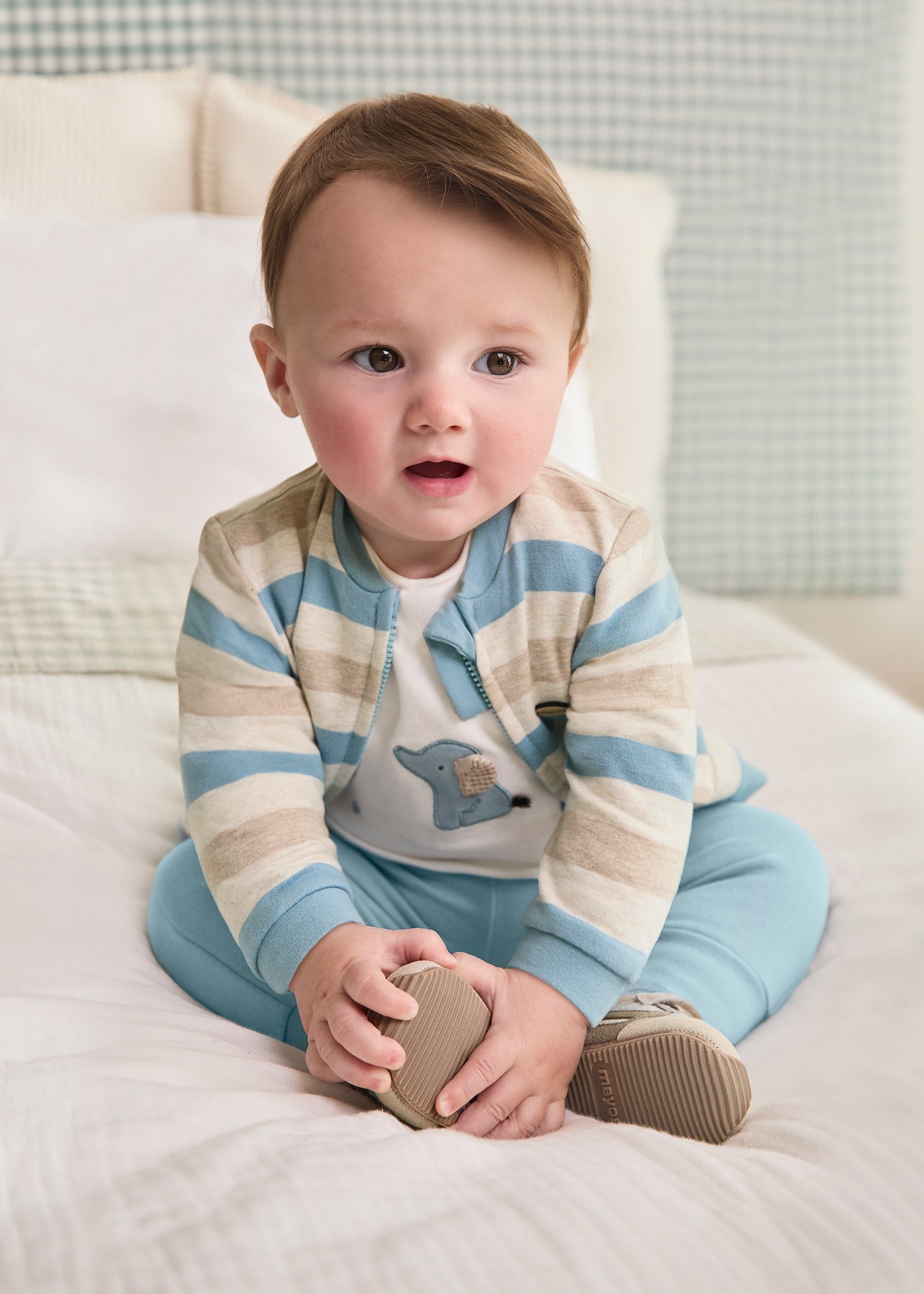 Newborn 3 Piece Striped Set