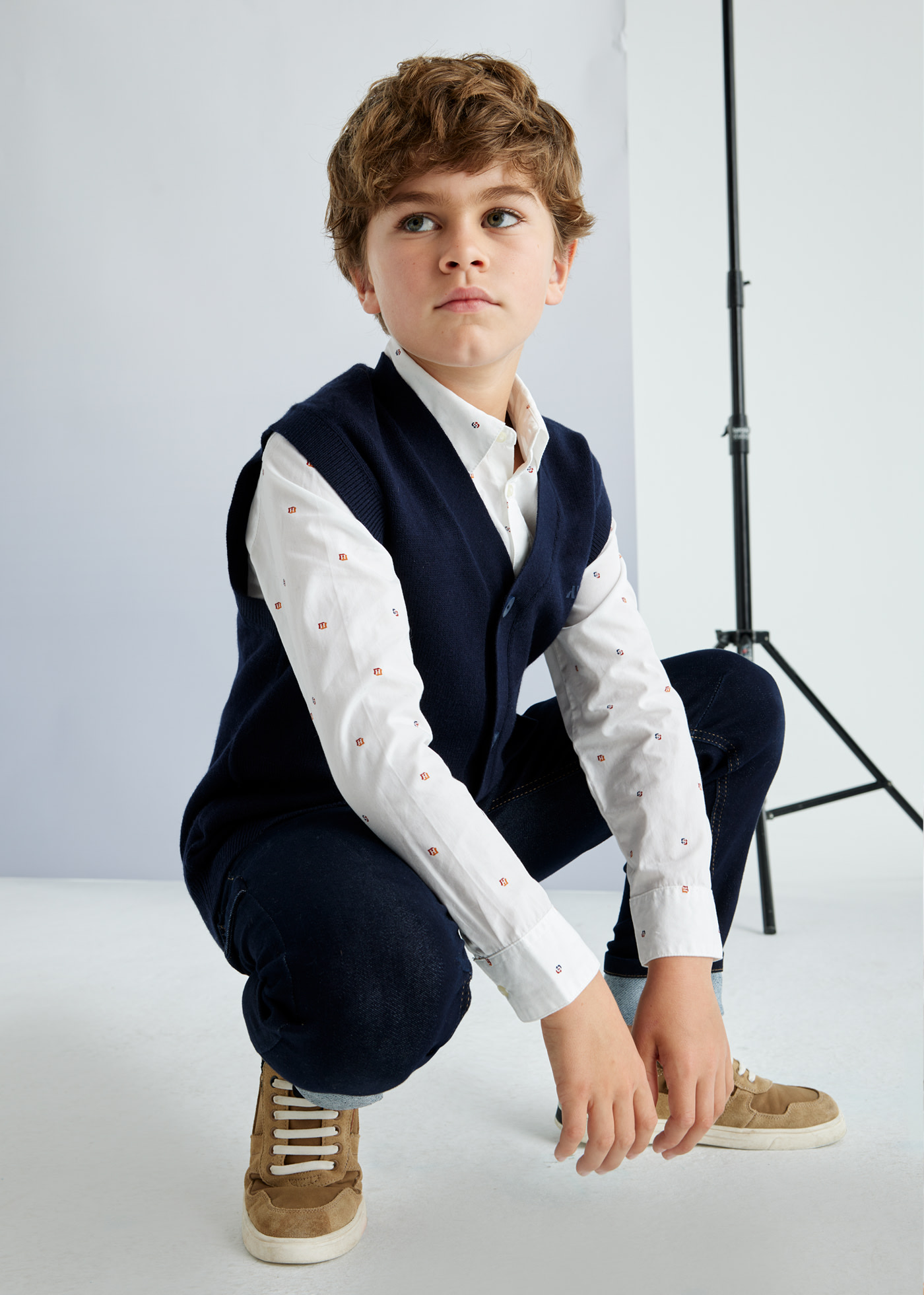 Gilet maglia ragazzo