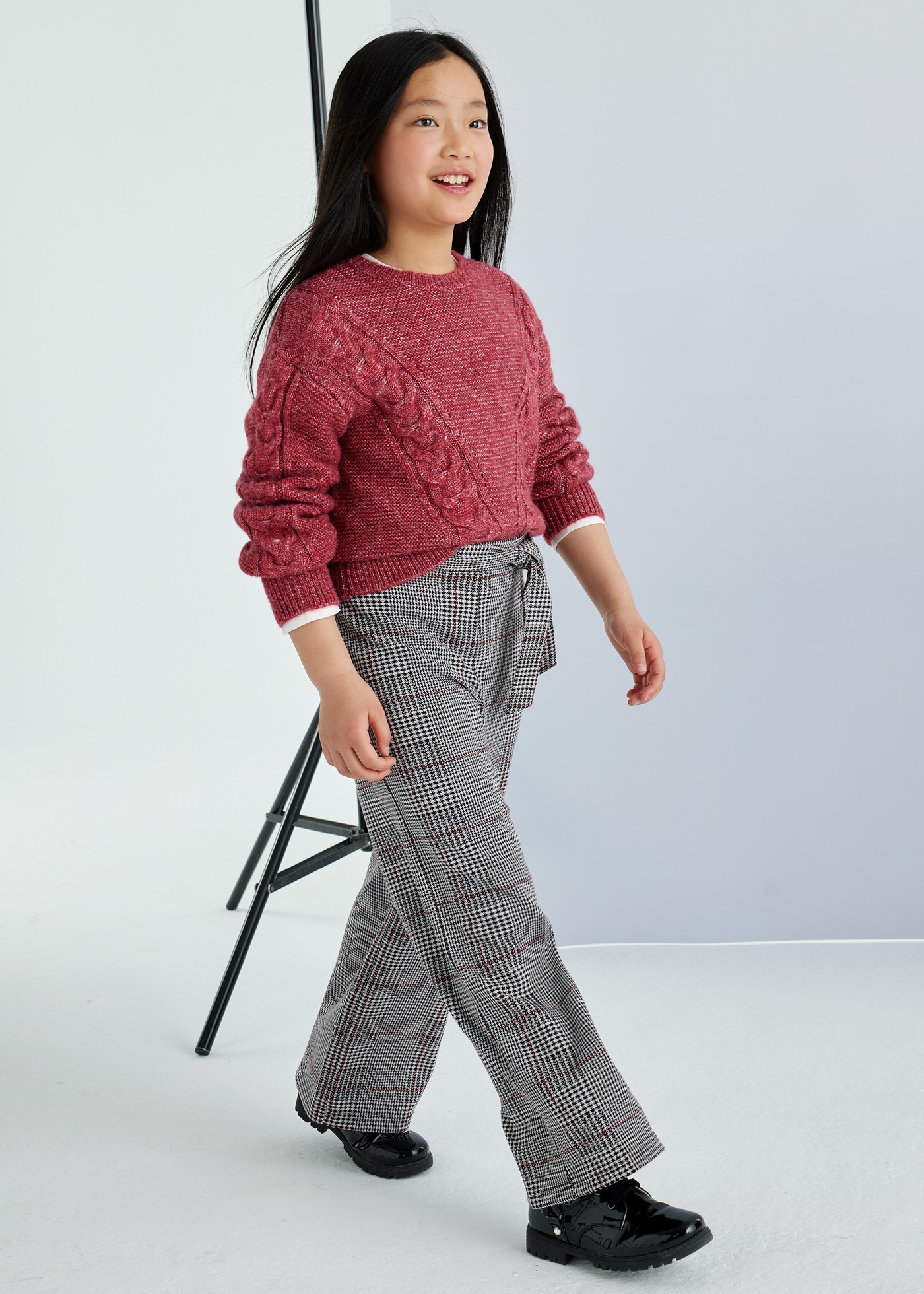 Pantalone jacquard ragazza