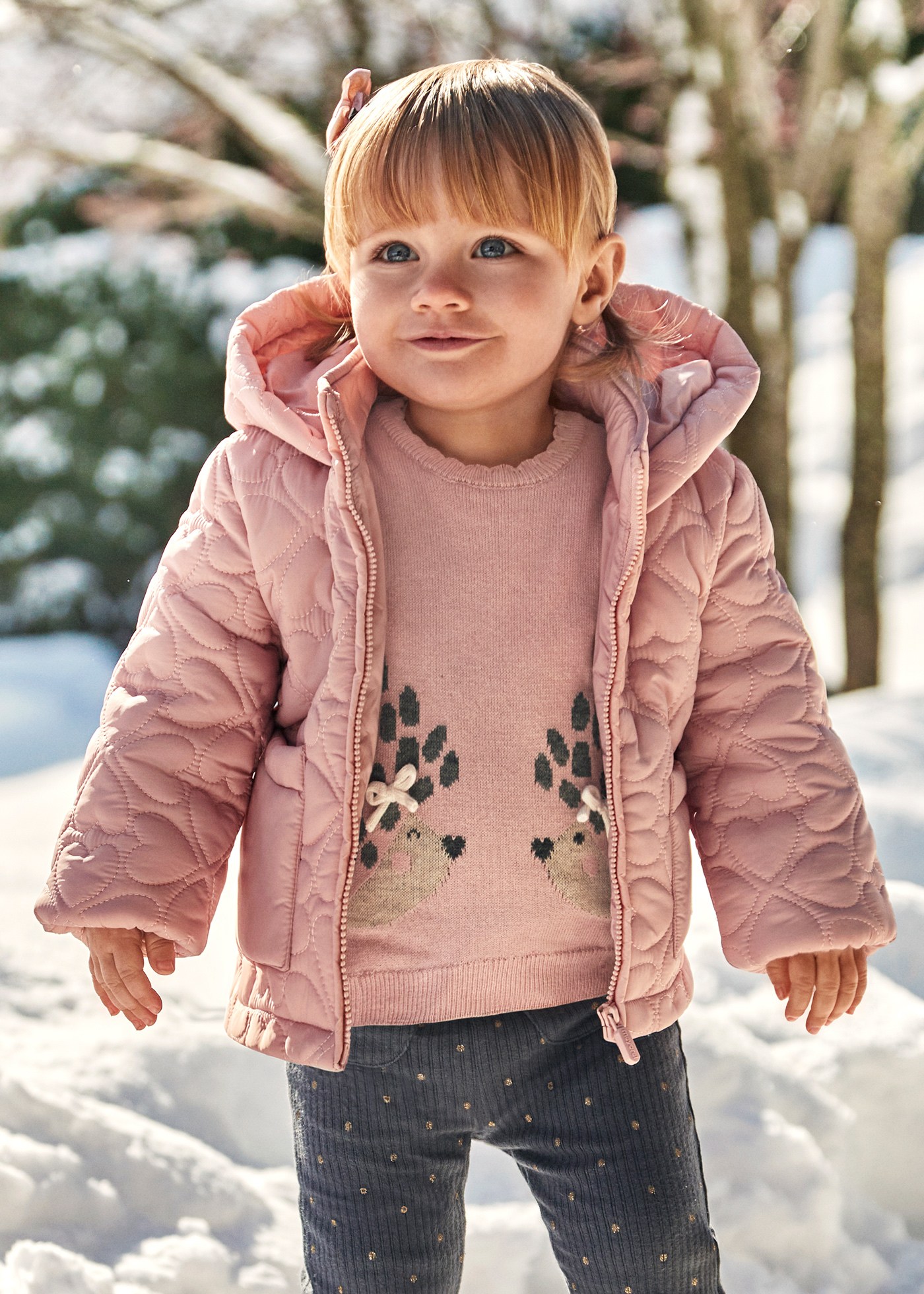 Baby Quilted Heart Jacket