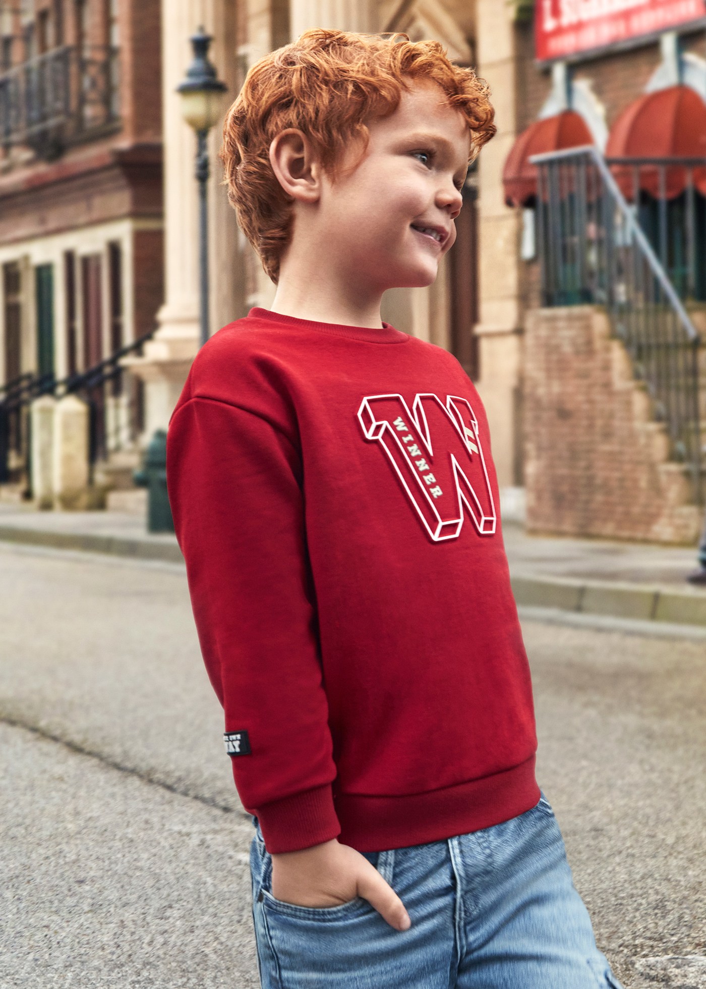 Boy Relaxed Shoulder Sweatshirt