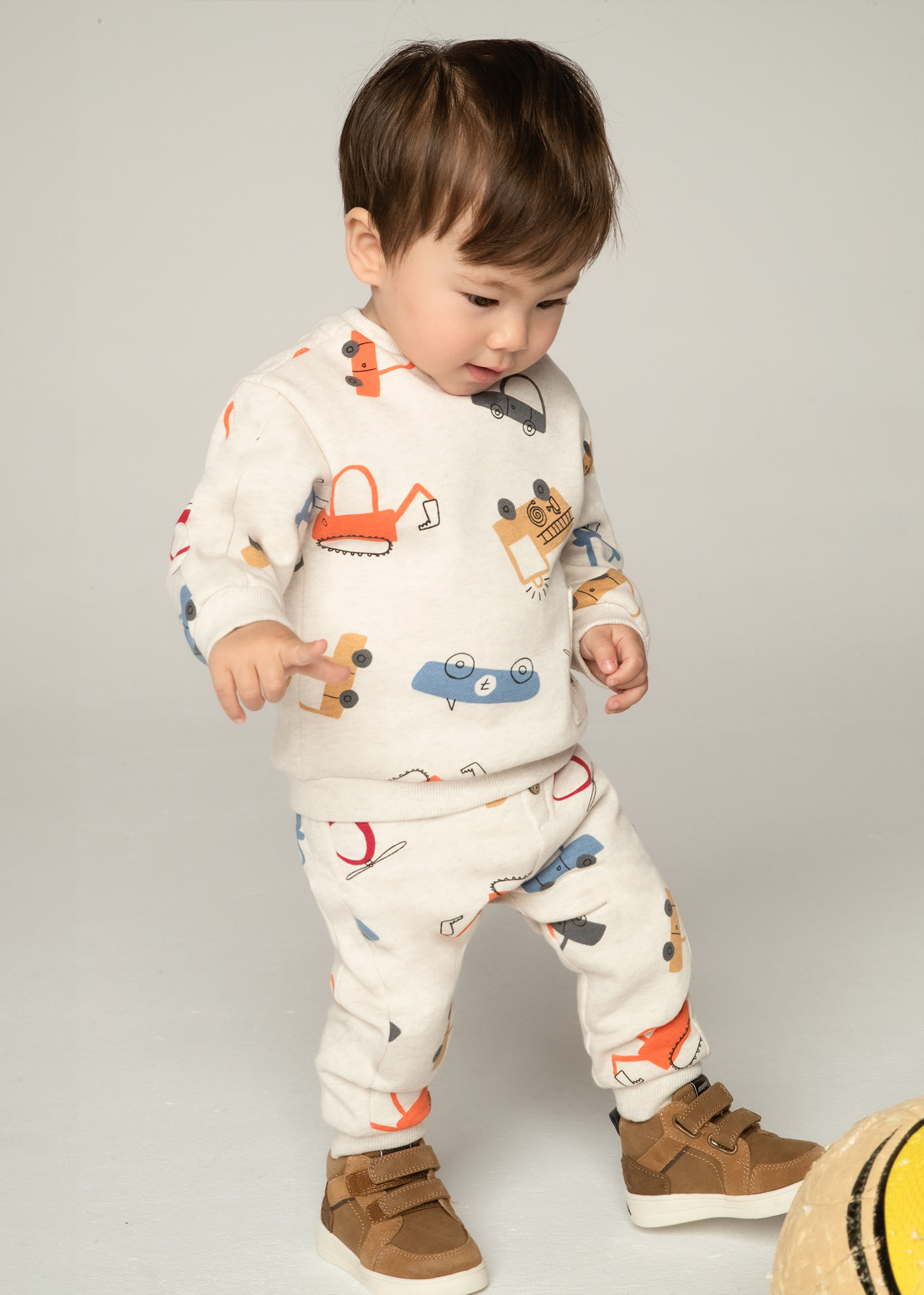 Pantalone sportivo stampato neonato