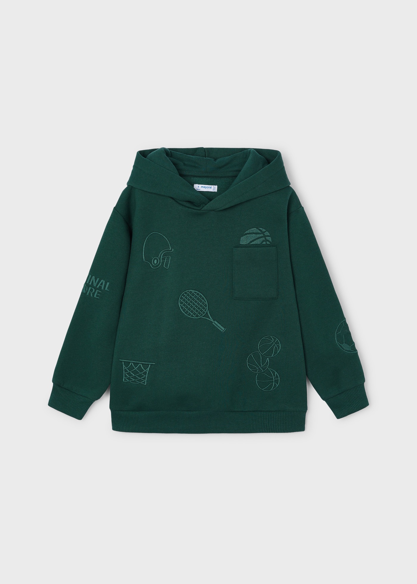 Boy Embroidered Hoodie