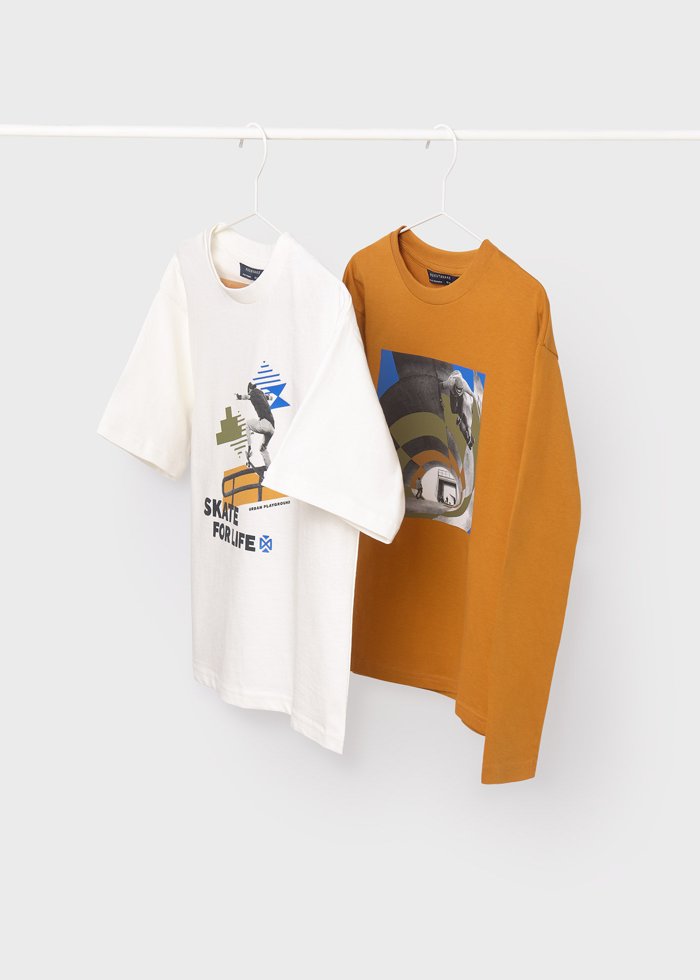 Boy Set of 2 Contrasting T-Shirts