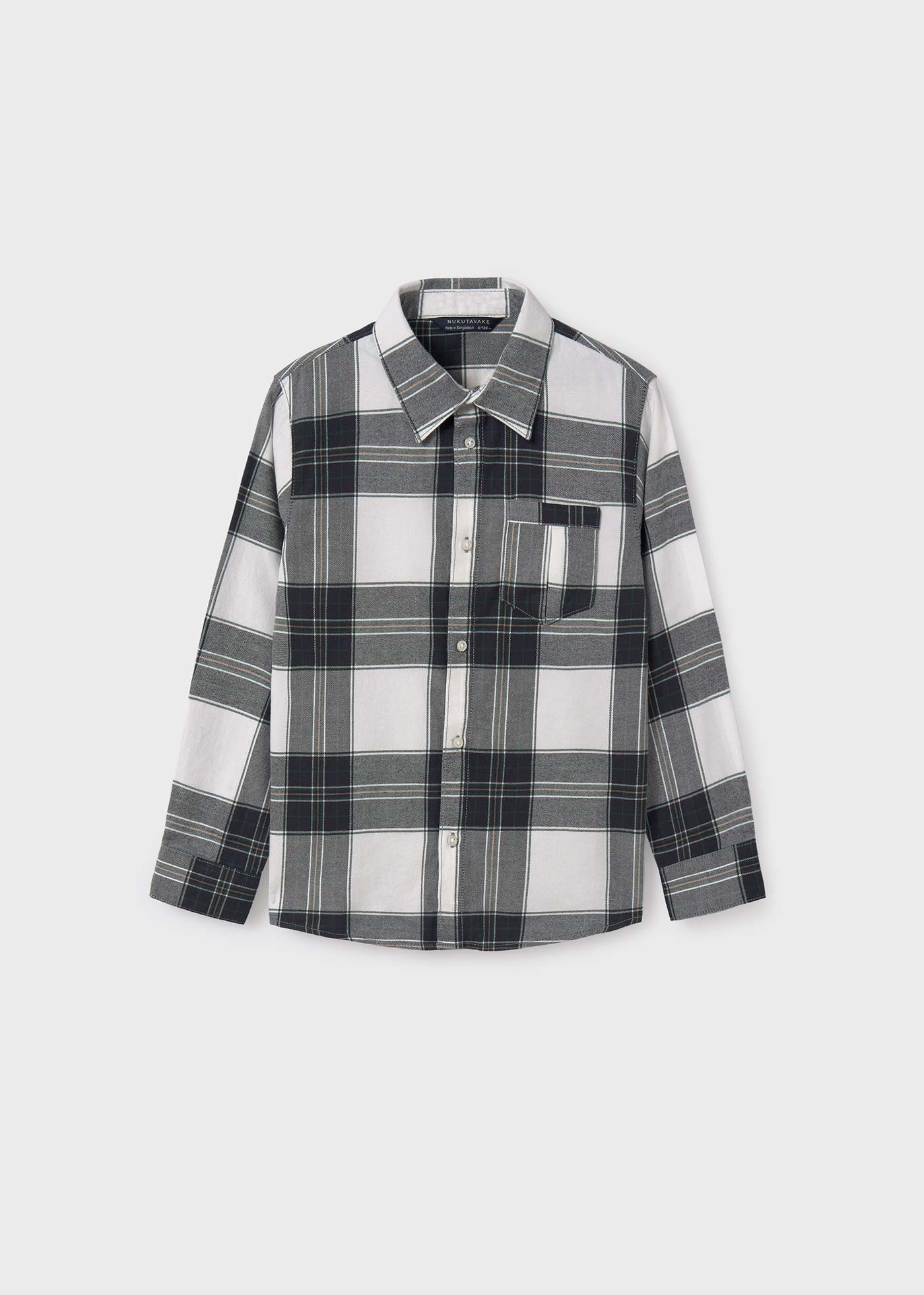 Plaid flannel shirt for boys