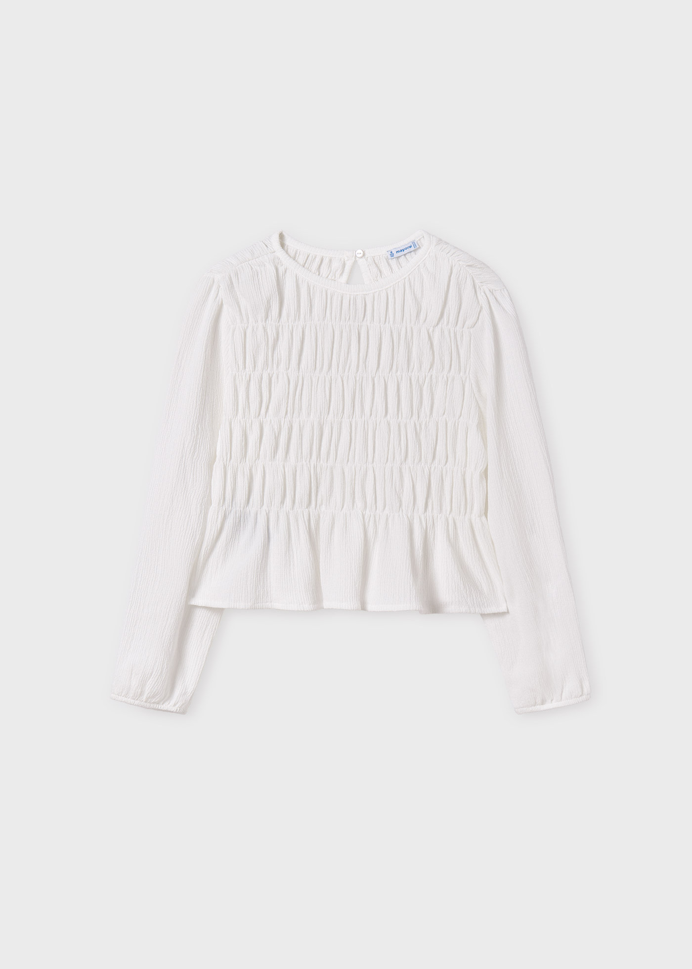 Blouse plissée fille