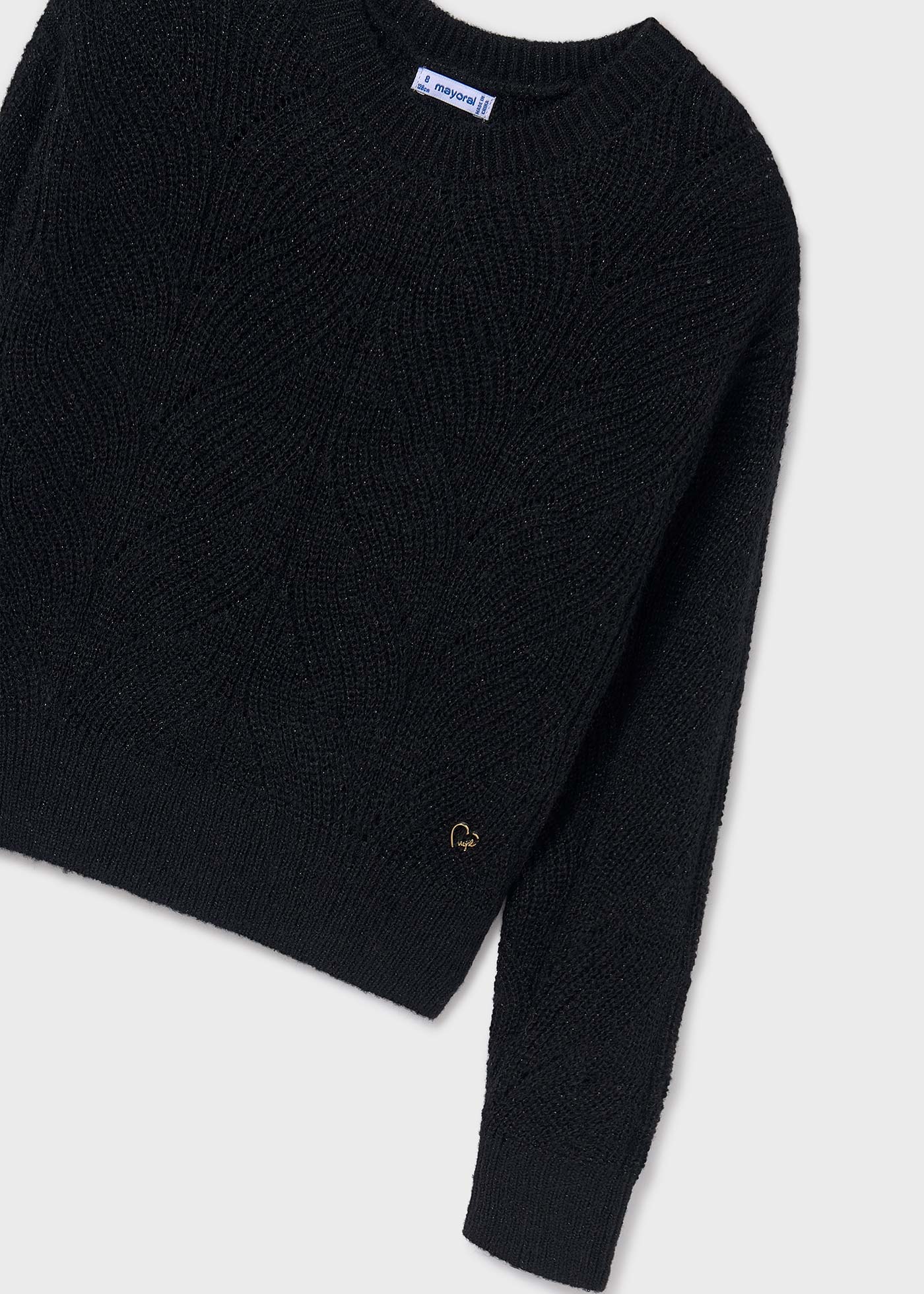 Sweter z cekinami dla dziewczynki