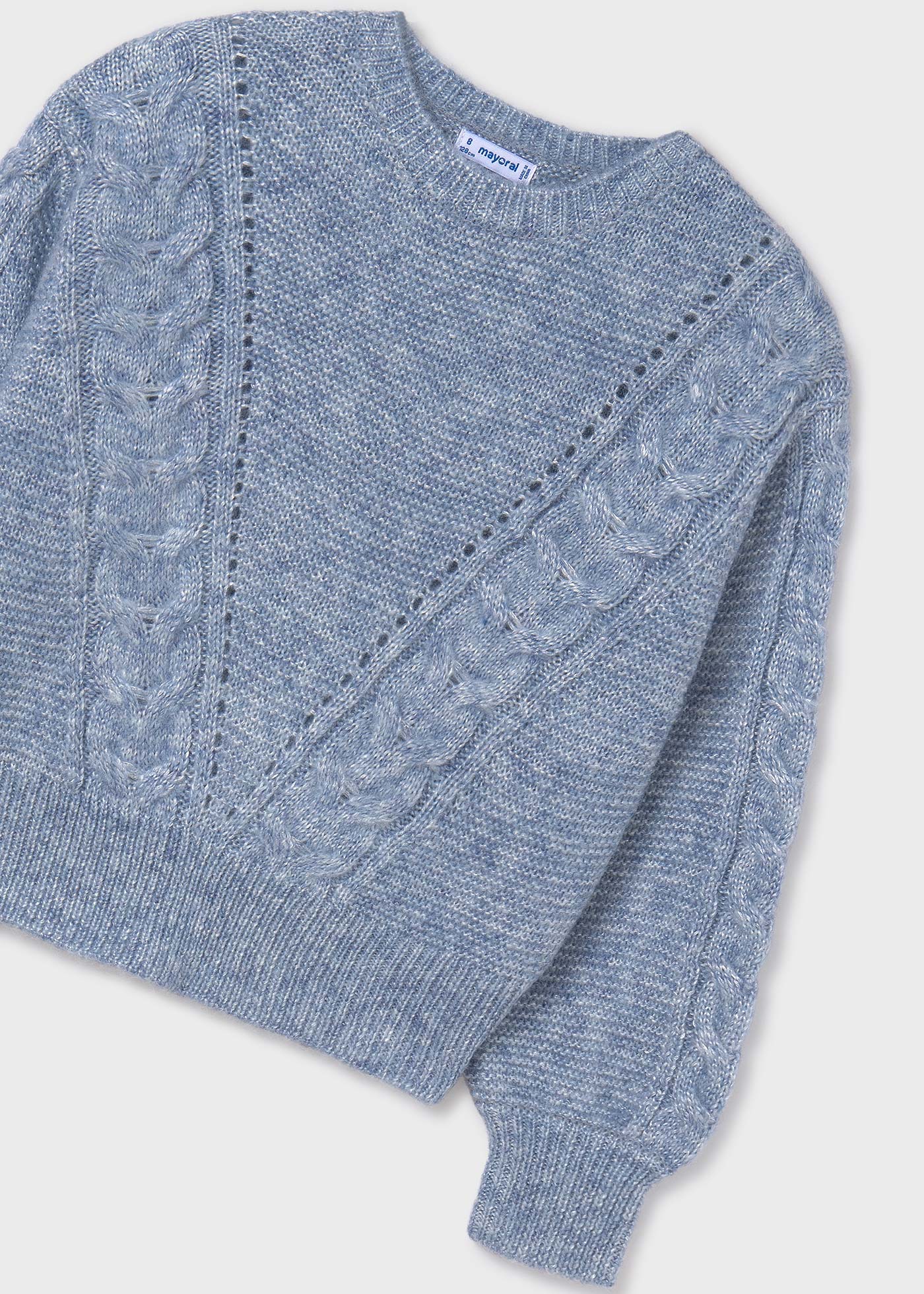 Maglione trecce ragazza