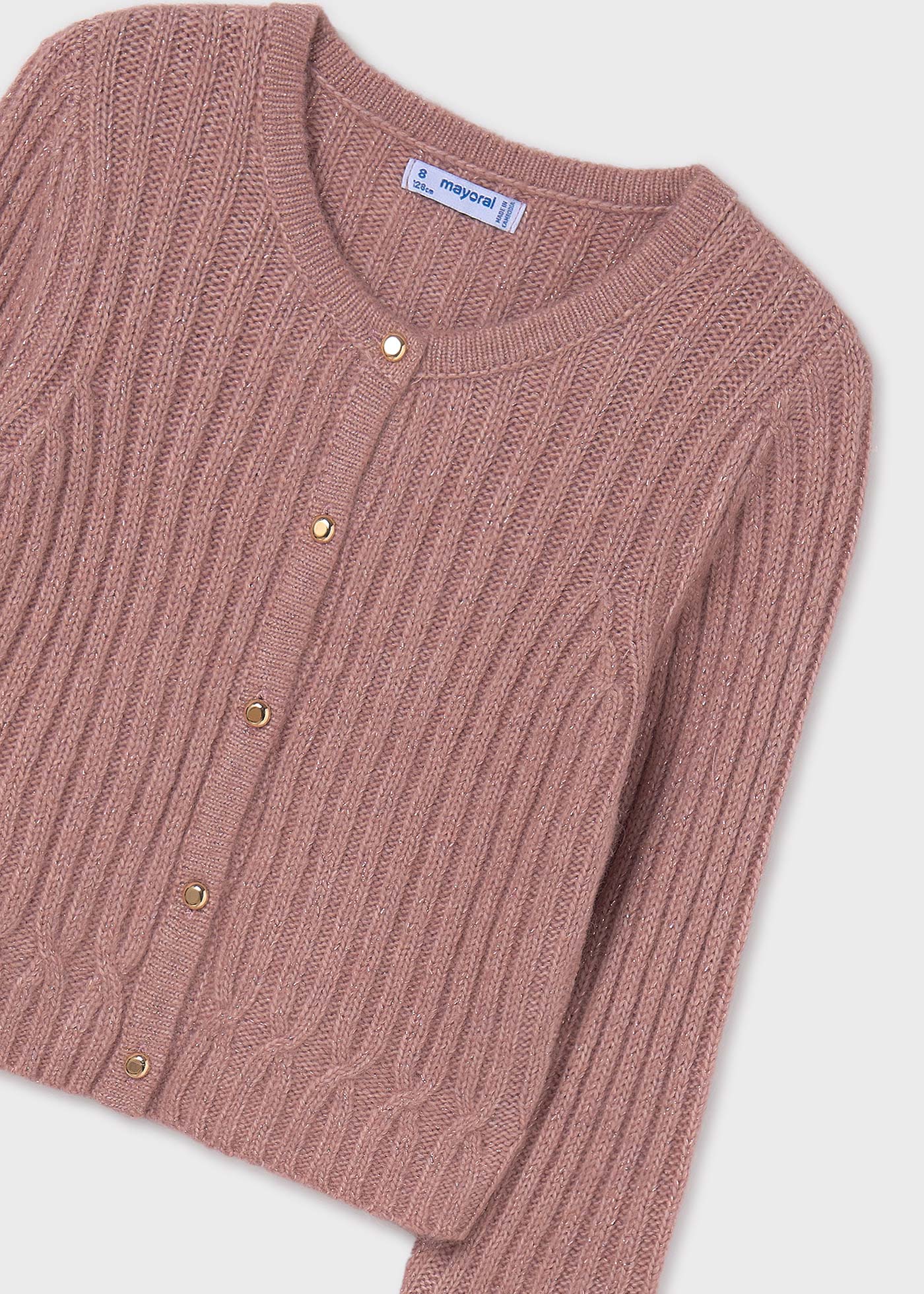 Cardigan in maglia ragazza