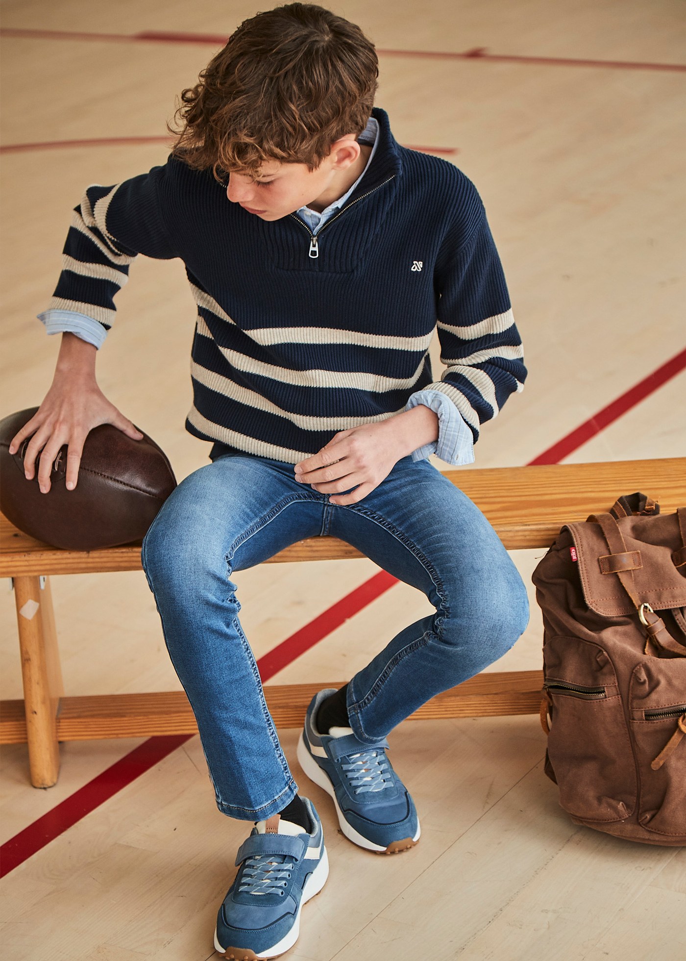 Boy Basic Fitted Jeans