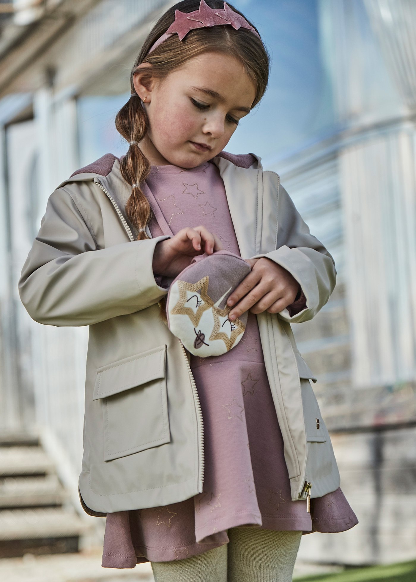 Chamarra impermeable niña