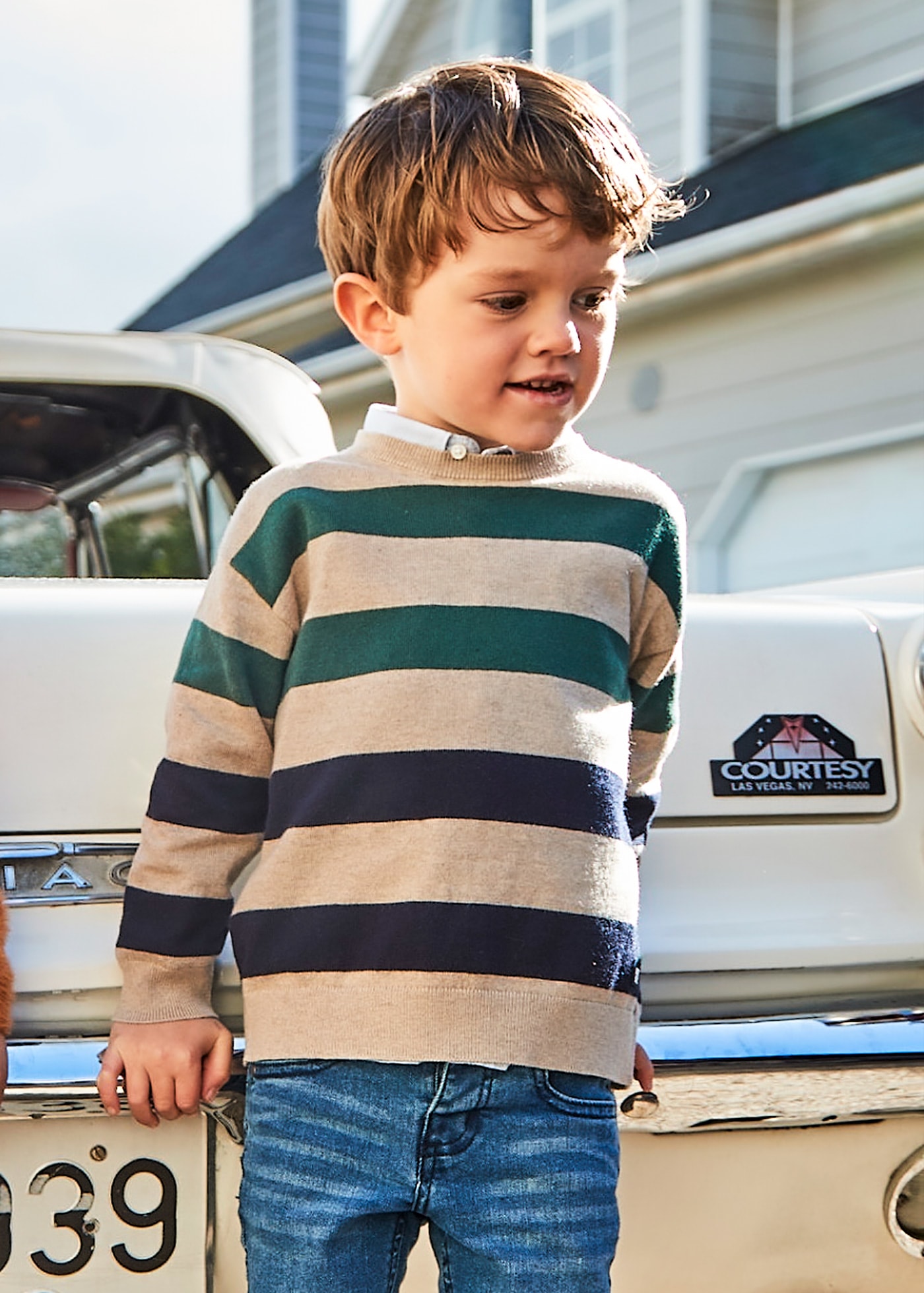 Maglione righe bambino