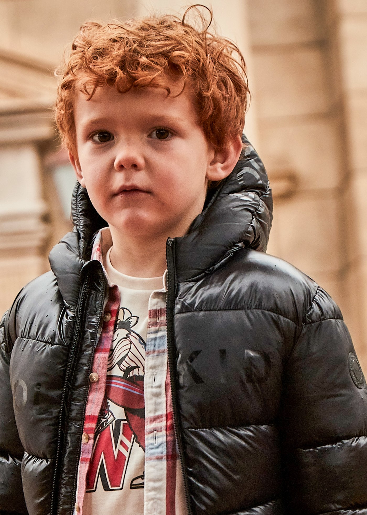 Boy Shiny Puffer Jacket