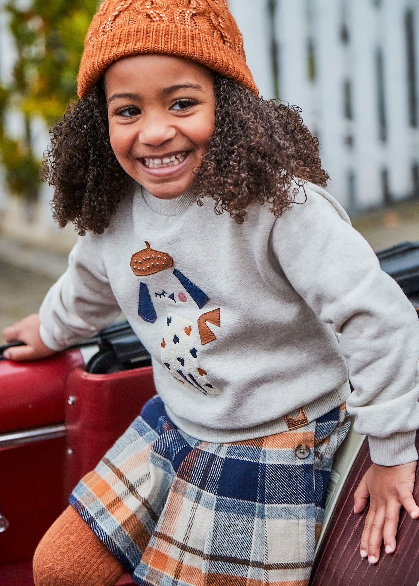 Girl Embroidered Sweatshirt