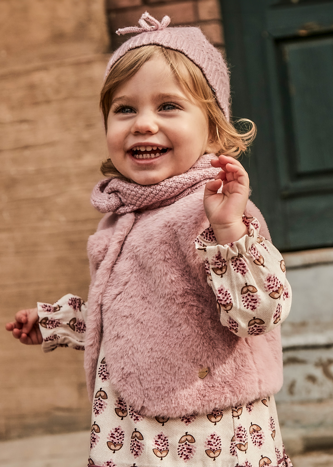 Pink fuzzy vest best sale