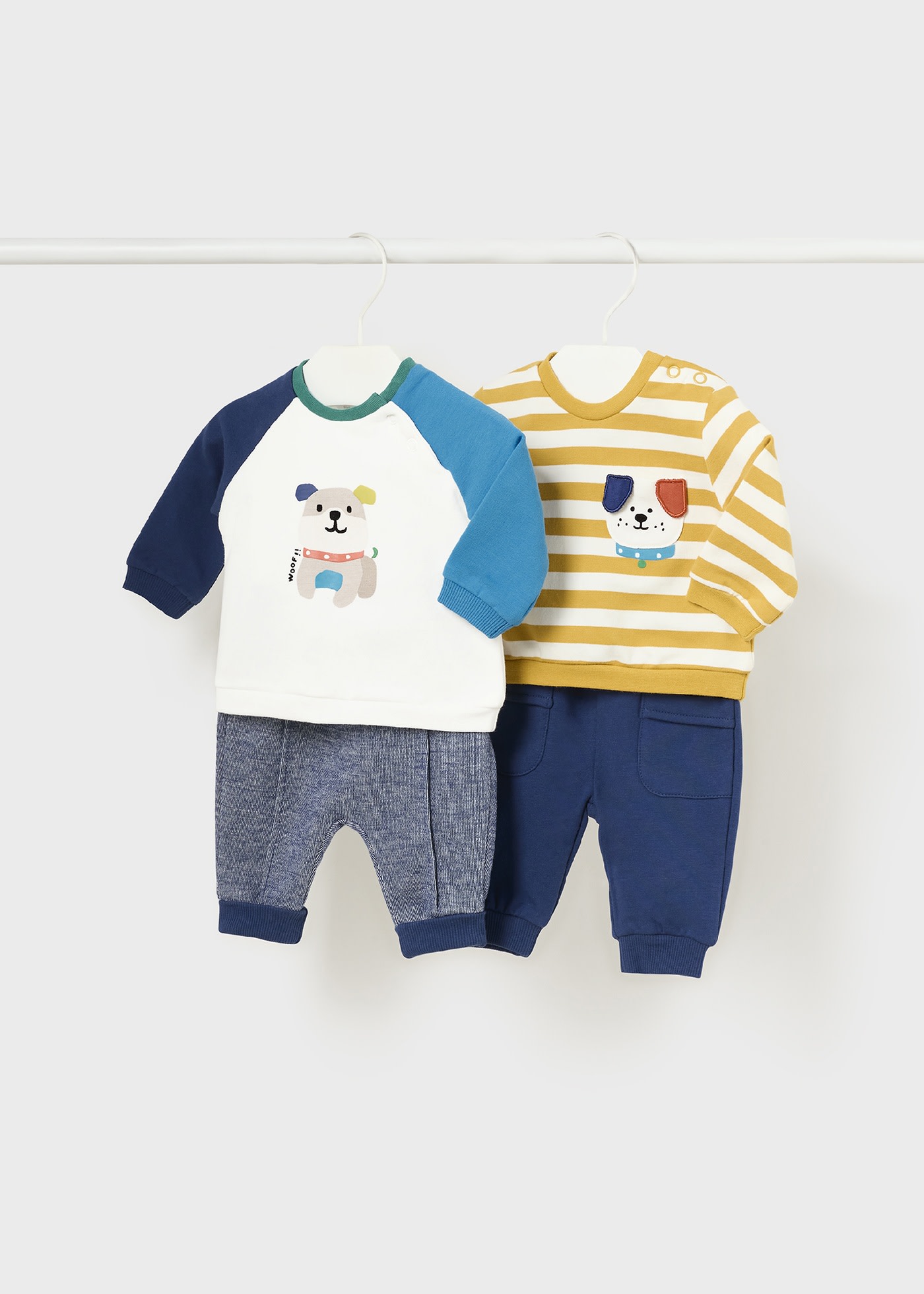 Completo 4 pezzi casual neonato