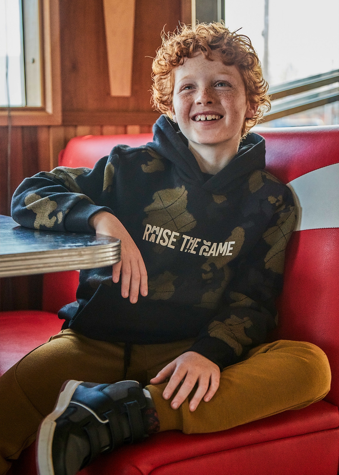 Sweatshirt kombiniert Teenager Jungen