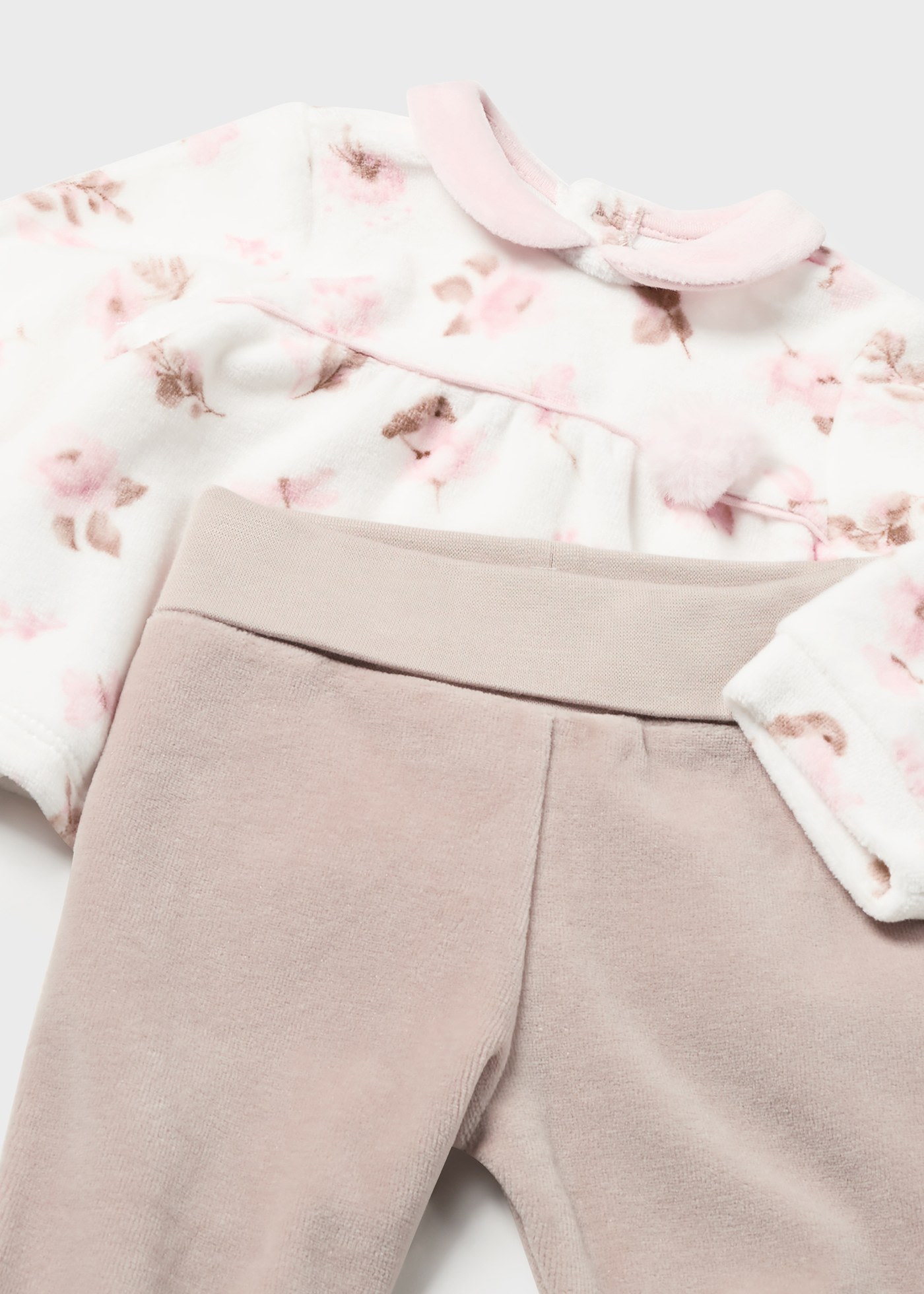 Newborn T-Shirt and Footed Pant Set