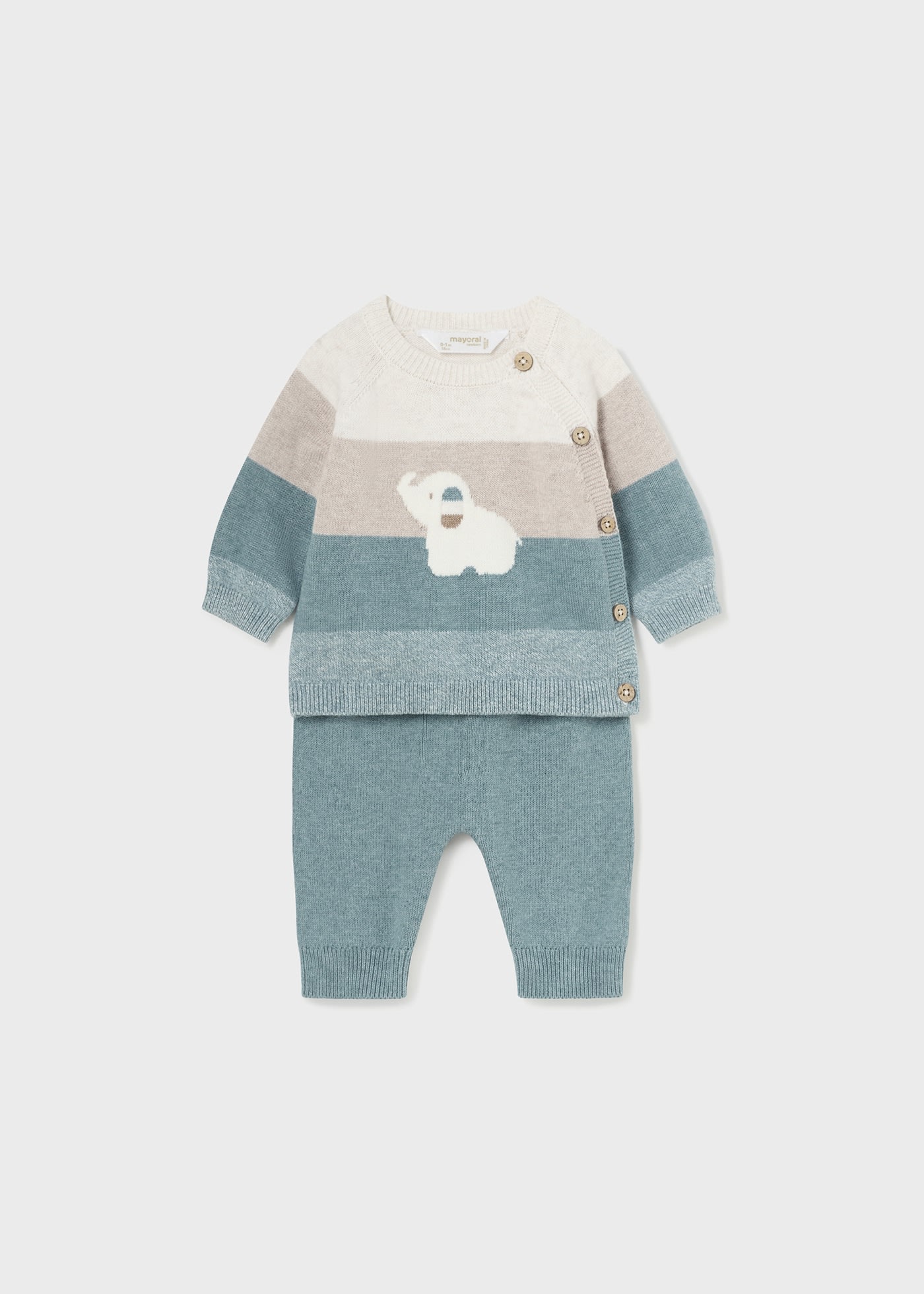 Newborn Boy Striped Jumper and Trousers Set