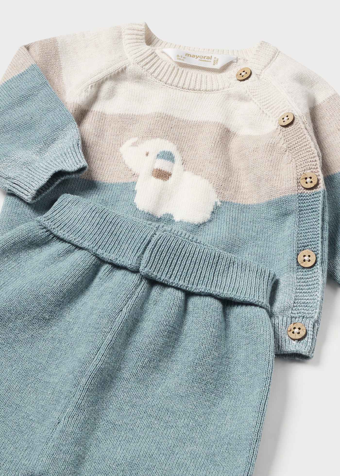 Newborn Striped Sweater and Pants Set