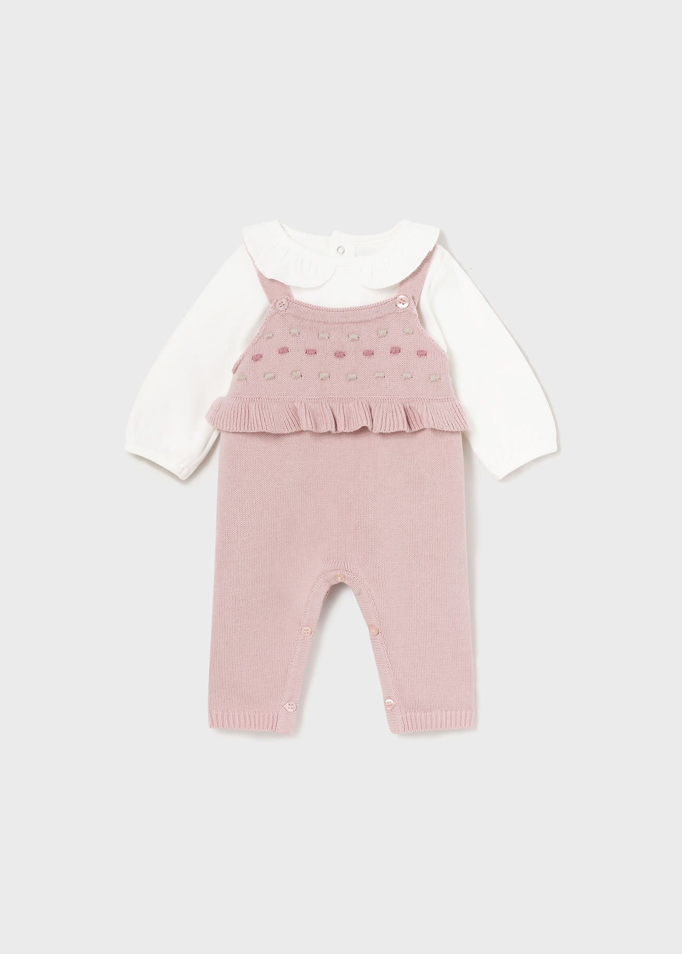 Newborn Girl 3 Piece Knit Set