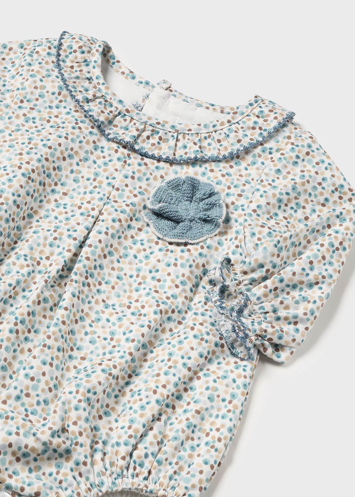 Newborn Leggings and Floral Romper Set