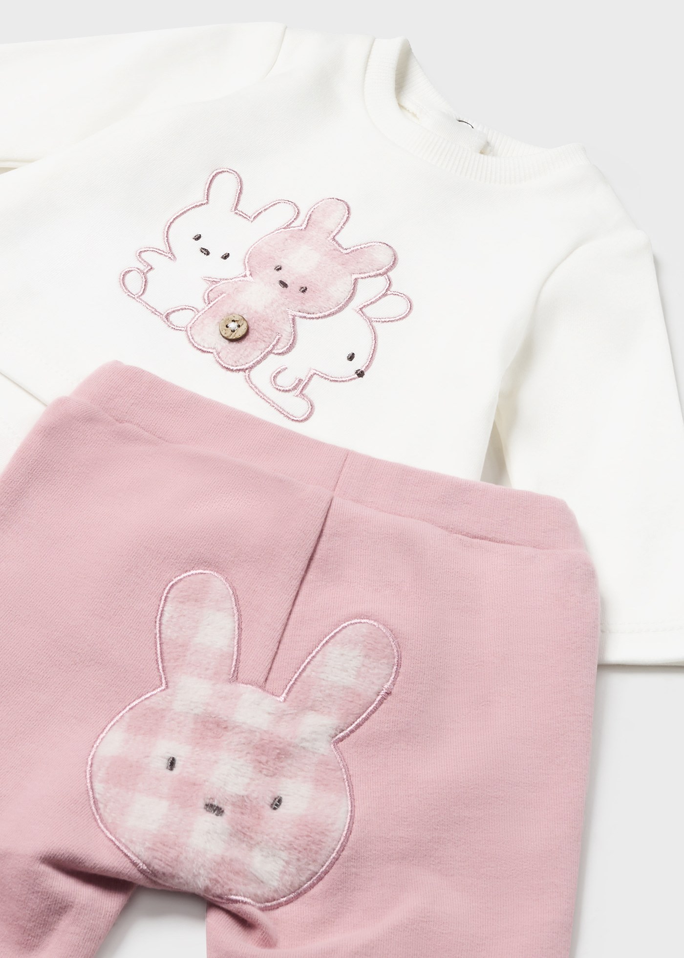 Newborn Girl 3 Piece Tracksuit Set