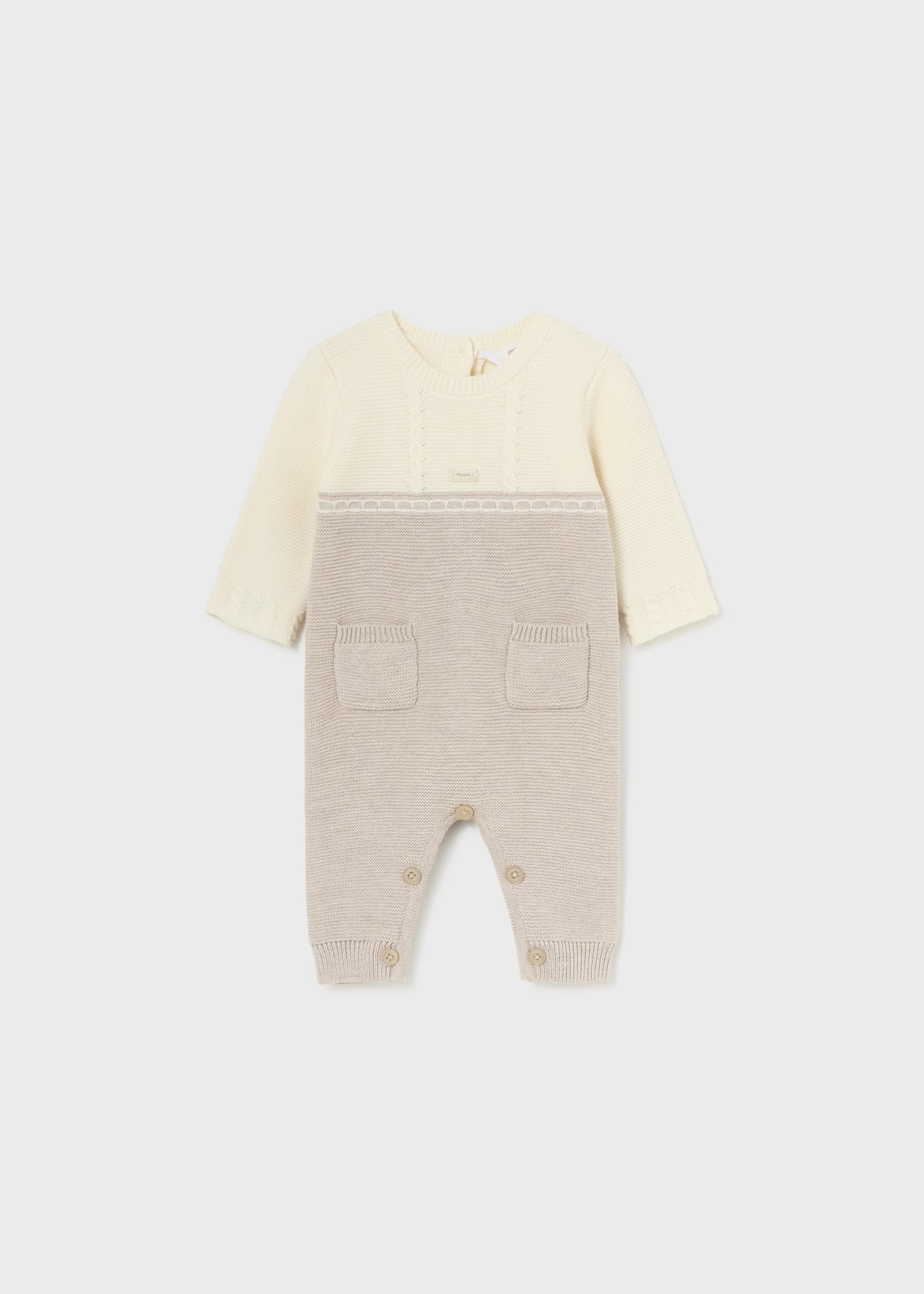 Newborn Boy Tricot Romper