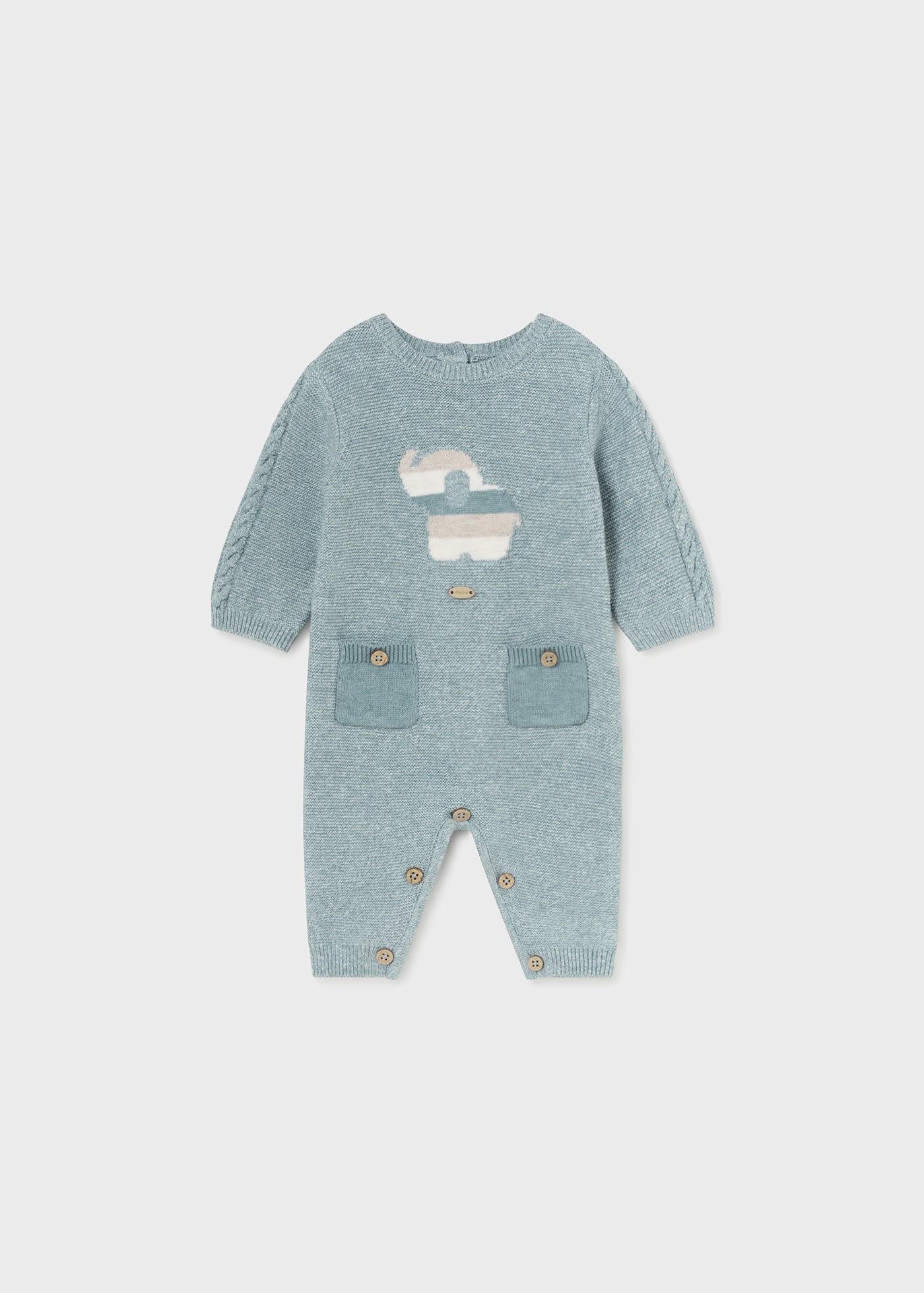 Newborn Knit One-Piece Iceberg moulin | Mayoral ®