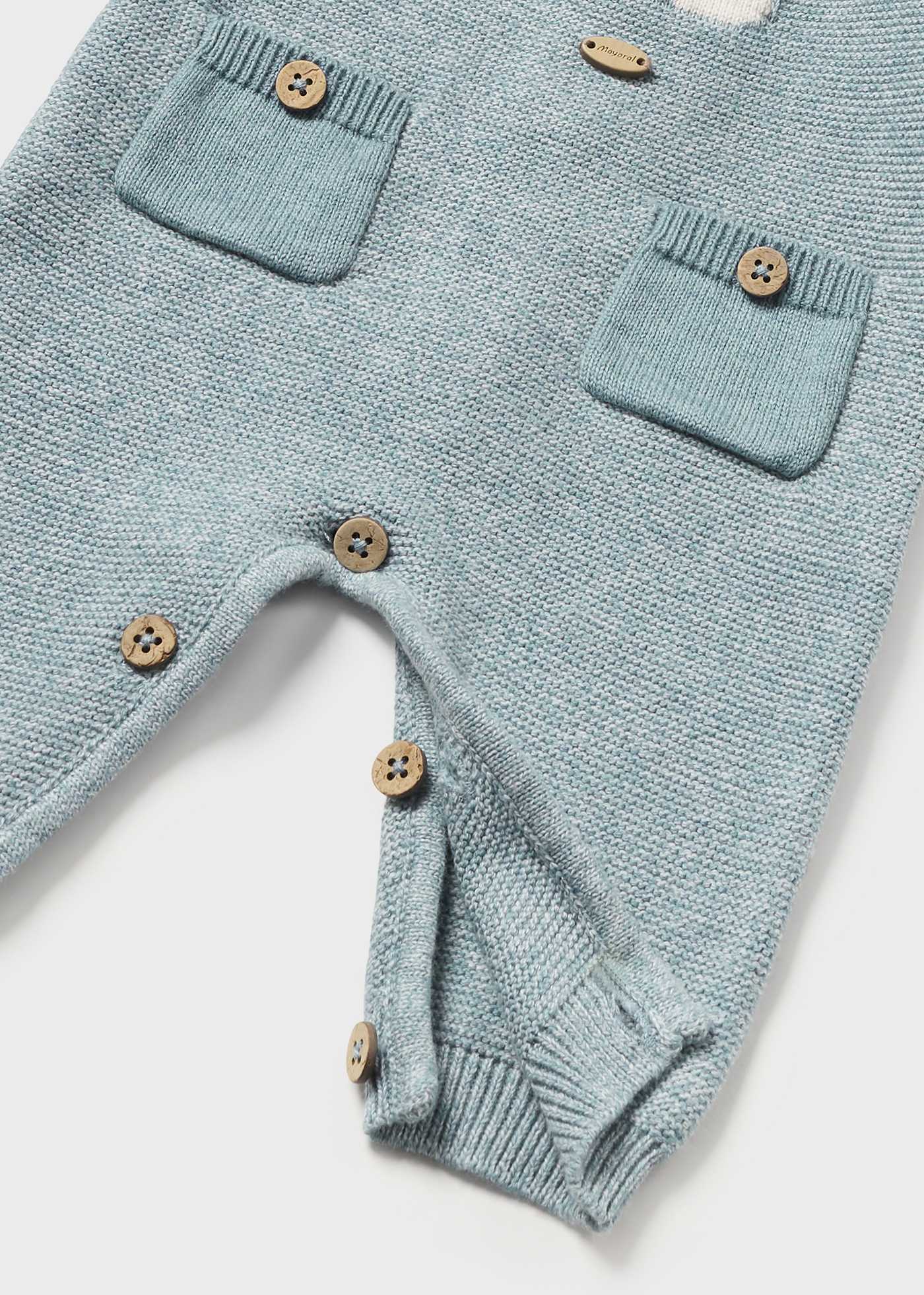 Salopeta tricot nou-nascut