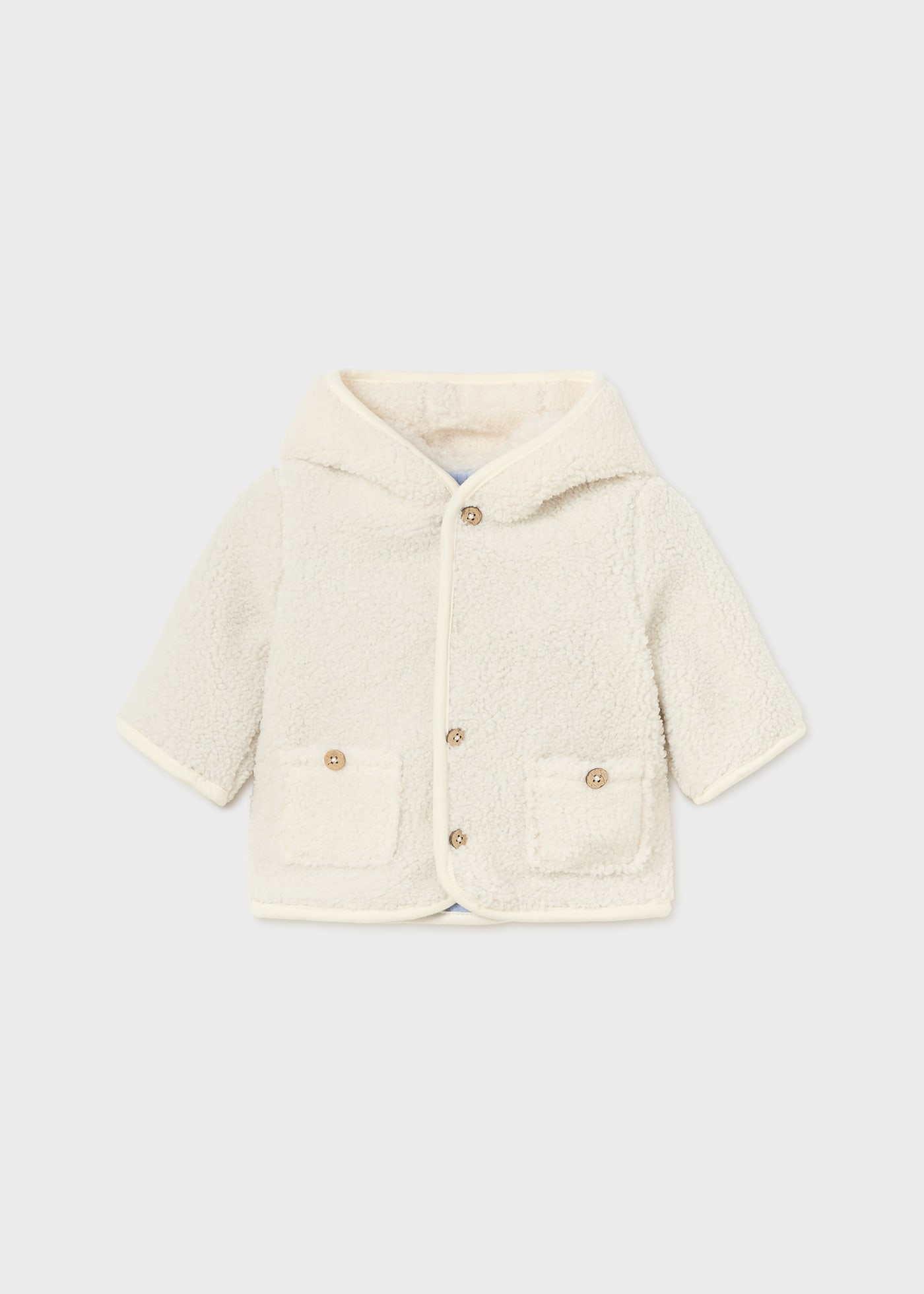 Manteau réversible en peau de mouton nouveau-né