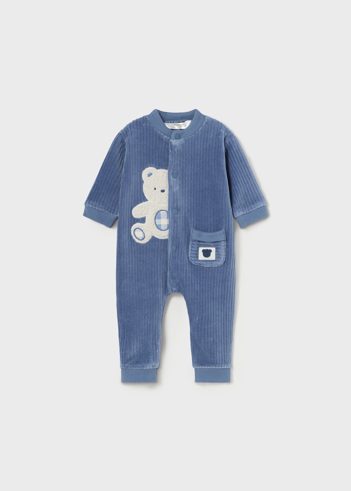 Newborn Boy Corduroy Romper