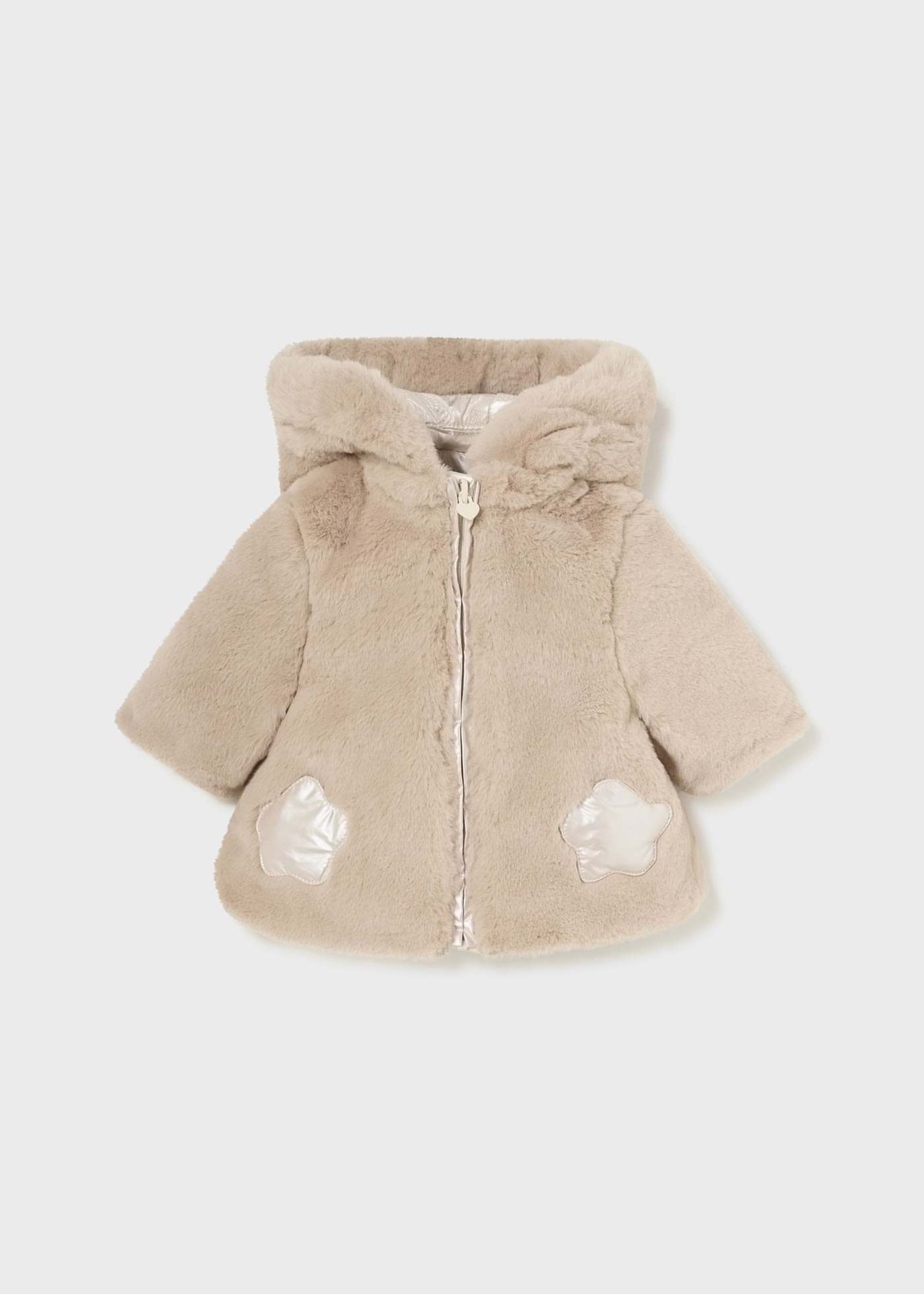 Newborn Girl Reversible Coat