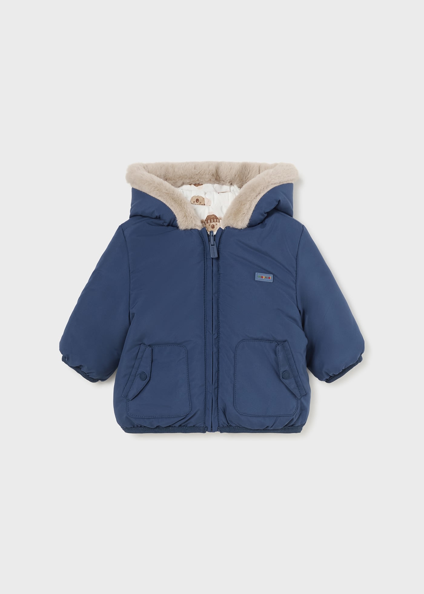 Newborn Boy Reversible Jacket