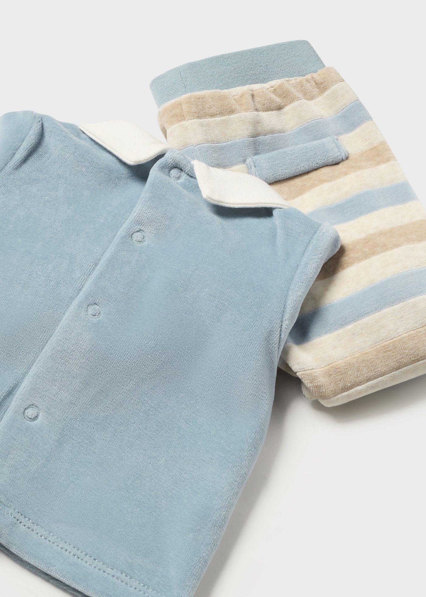 T-shirt velour outfit set newborn baby boy